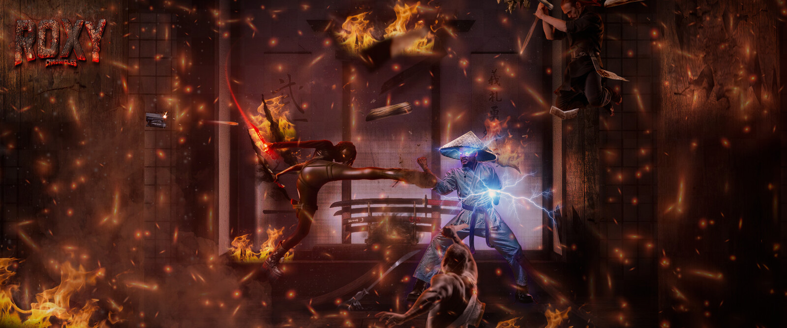 sensei Roxy fighting to save his dojo