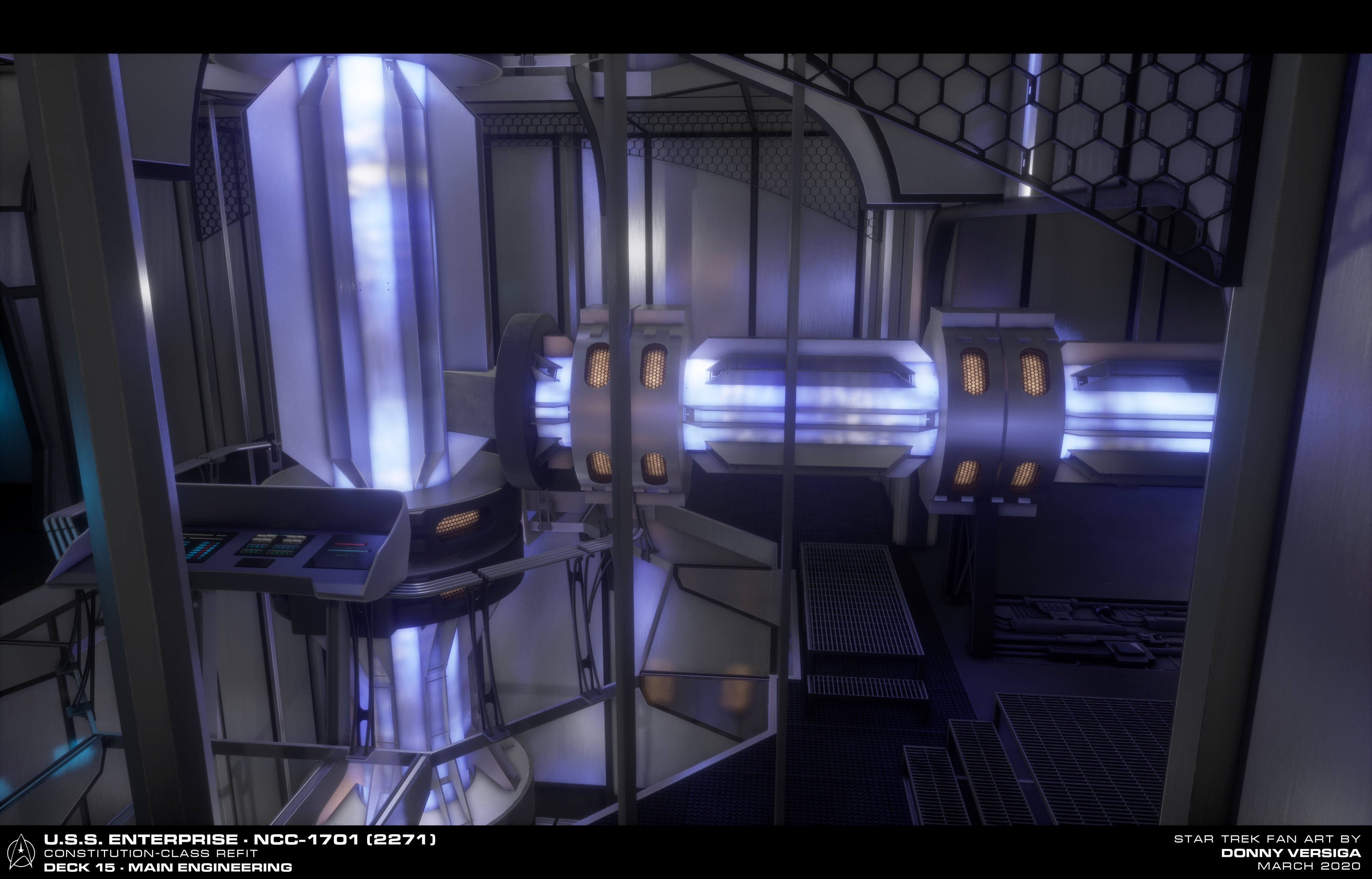 Donny Versiga - U.S.S. Enterprise Main Engineering - The Motion Picture