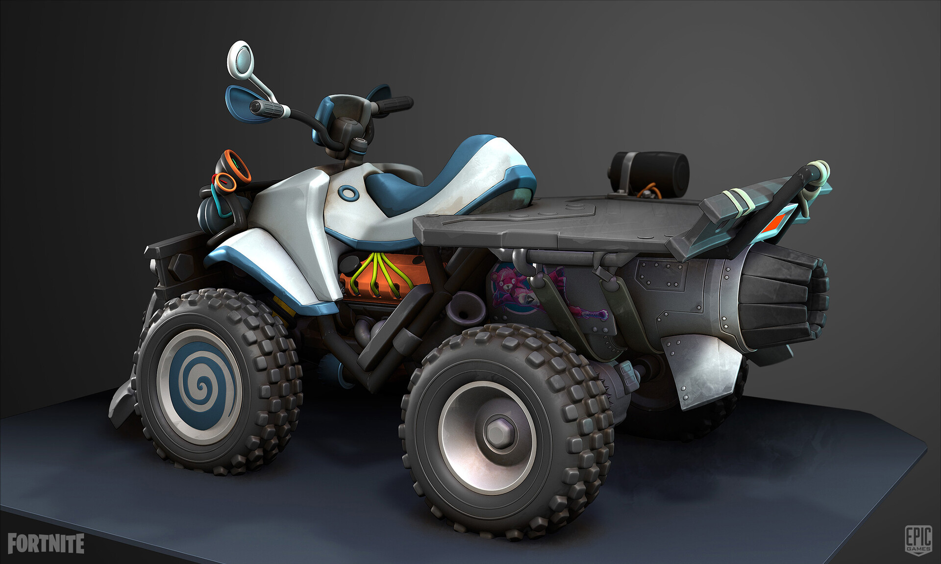 fortnite premium mcfarlane quadcrasher