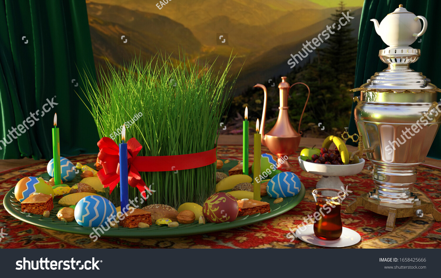 Artstation Novruz Bayrami Holiday In Azerbaijan Start Spring L
