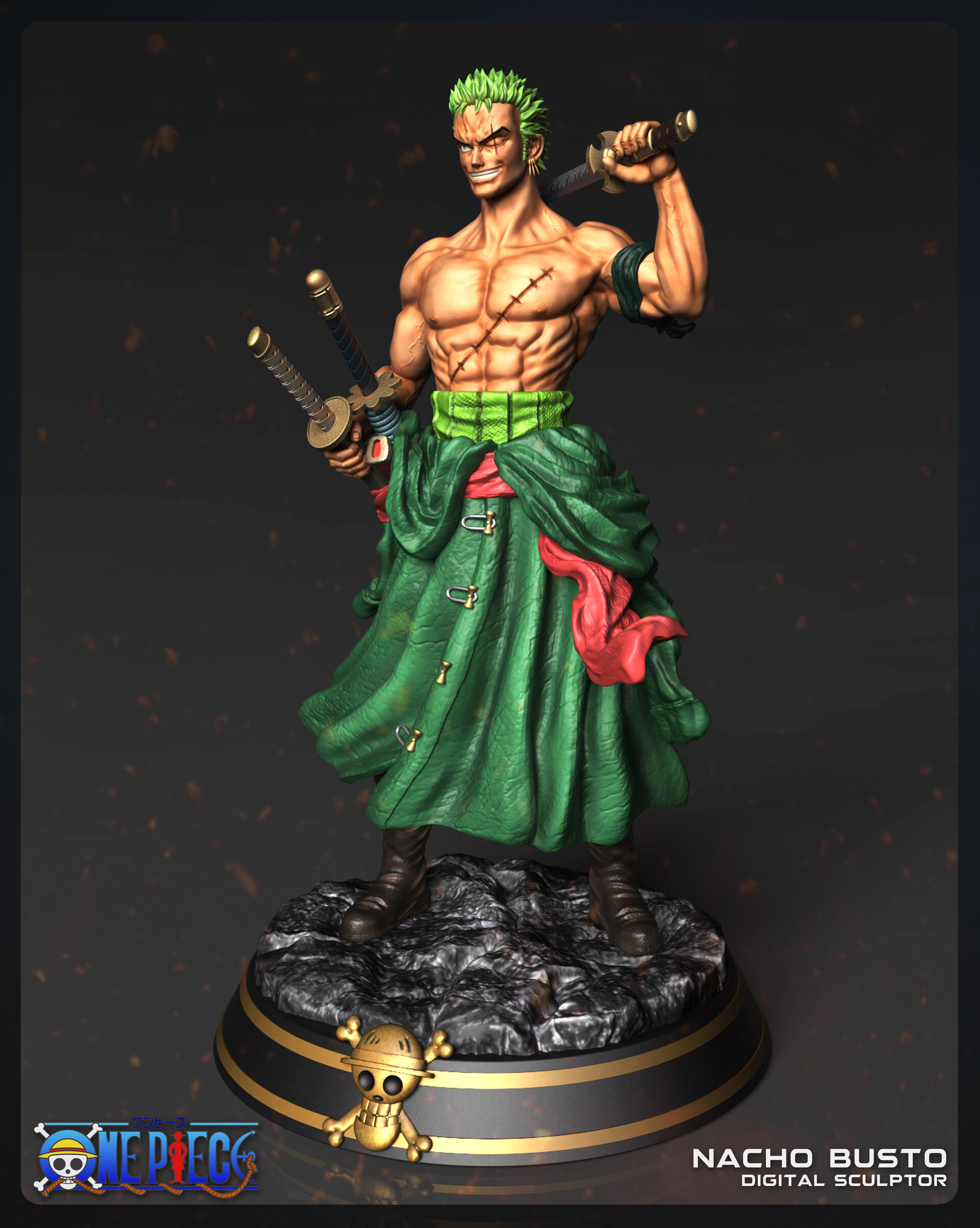 tsume zoro statue