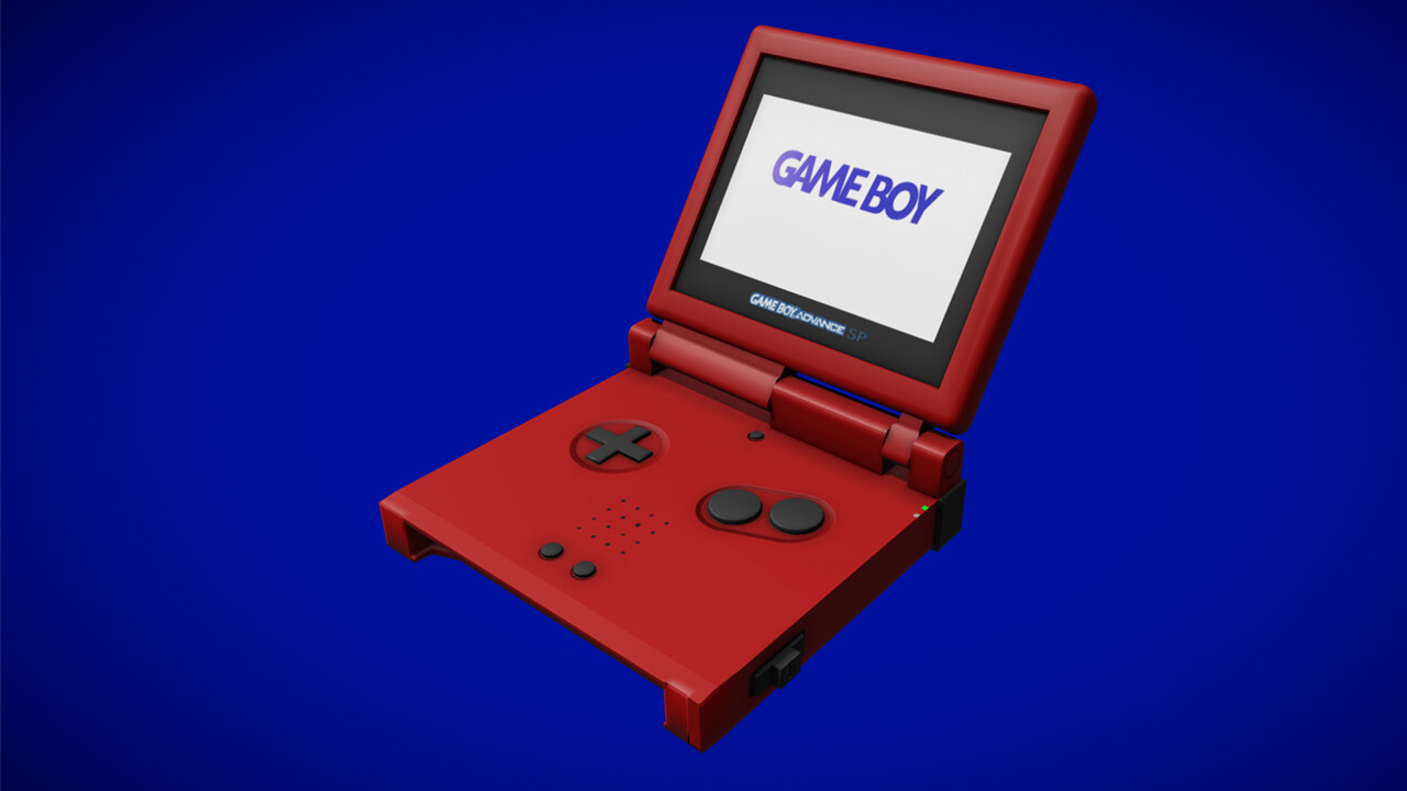 Artstation Nintendo Game Boy Advance Sp Nikolaos Kynigopoulos