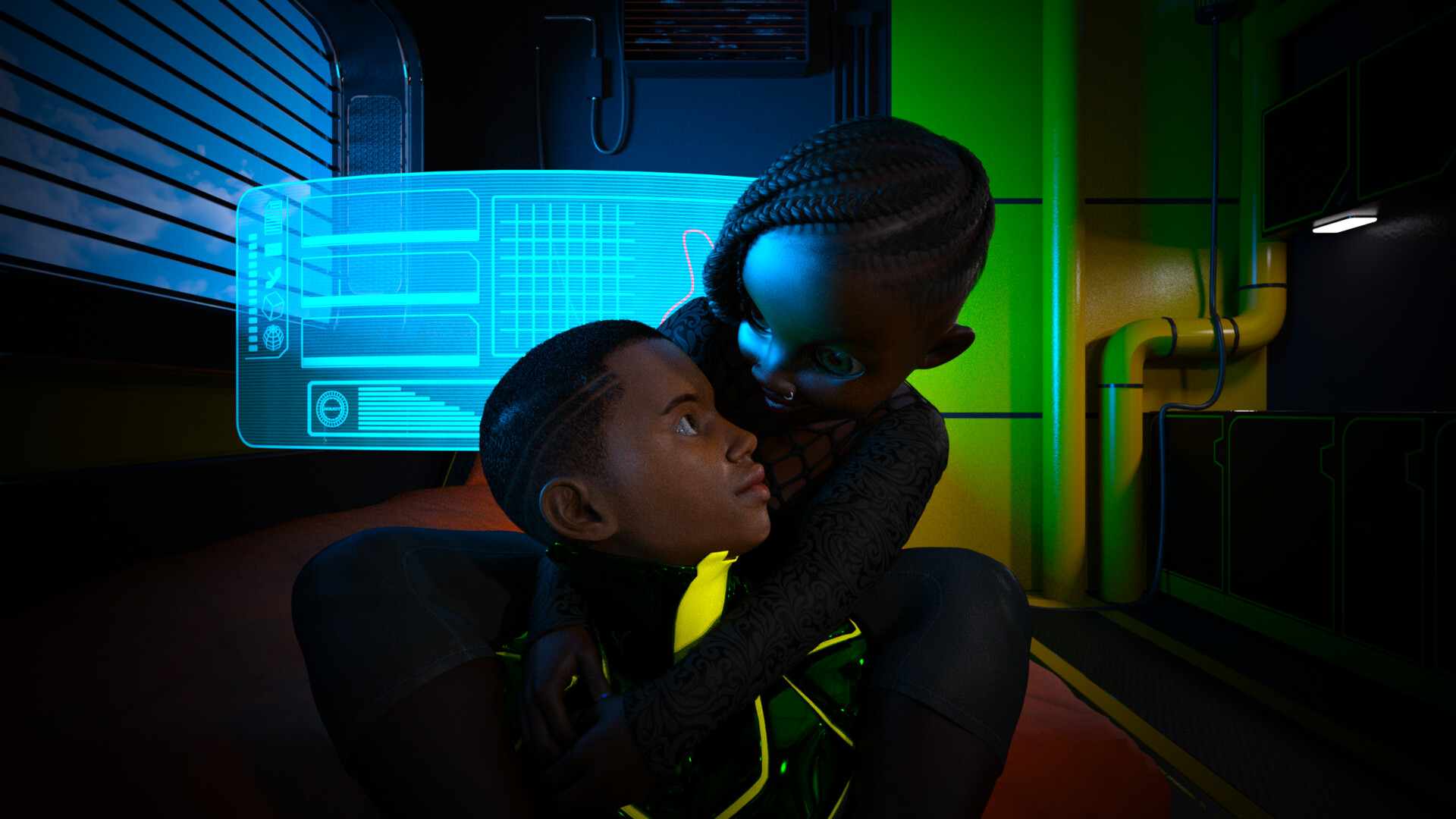 Artstation Black Love In 3d Robert Smothers Iii