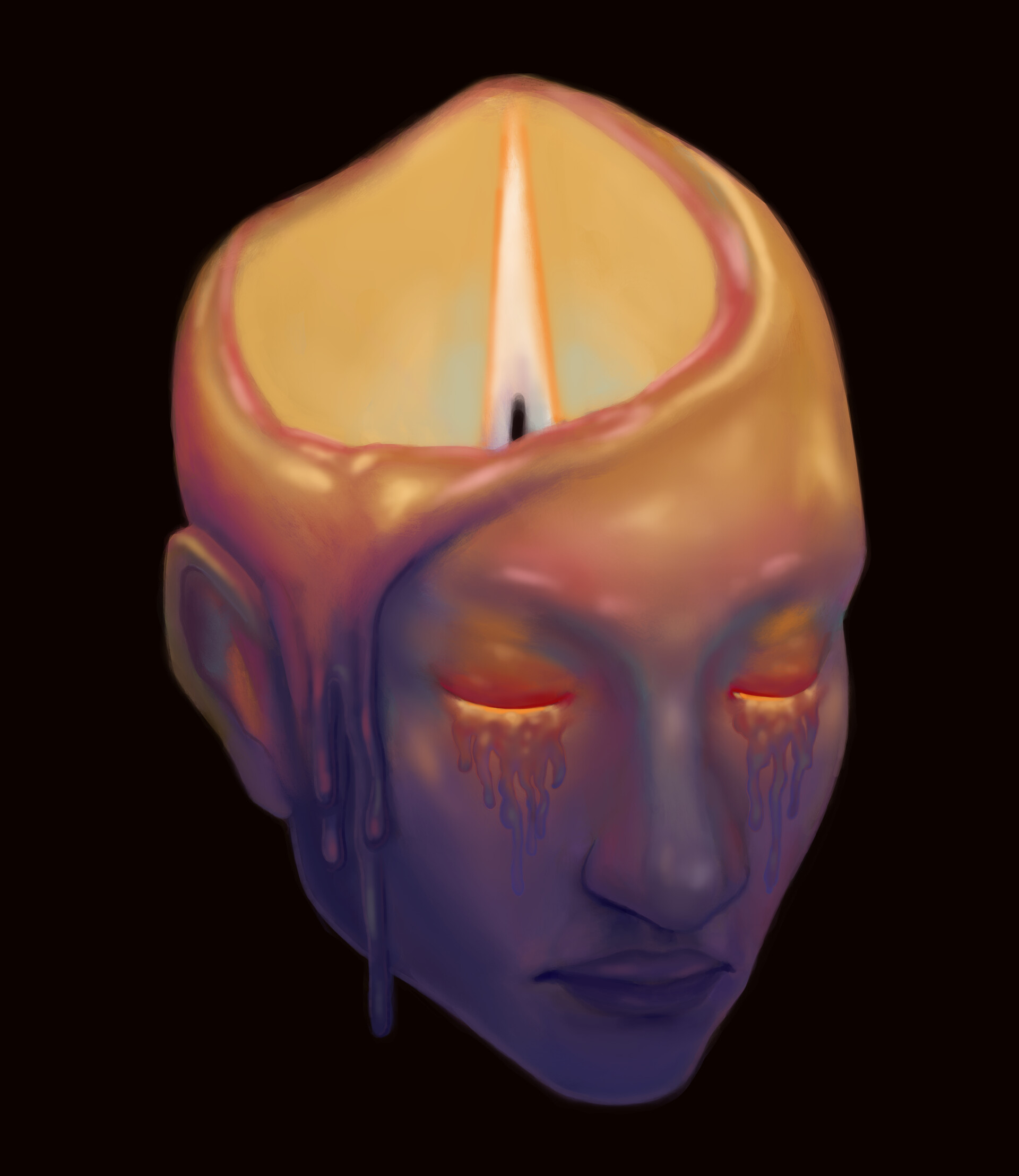 ArtStation Candle Head