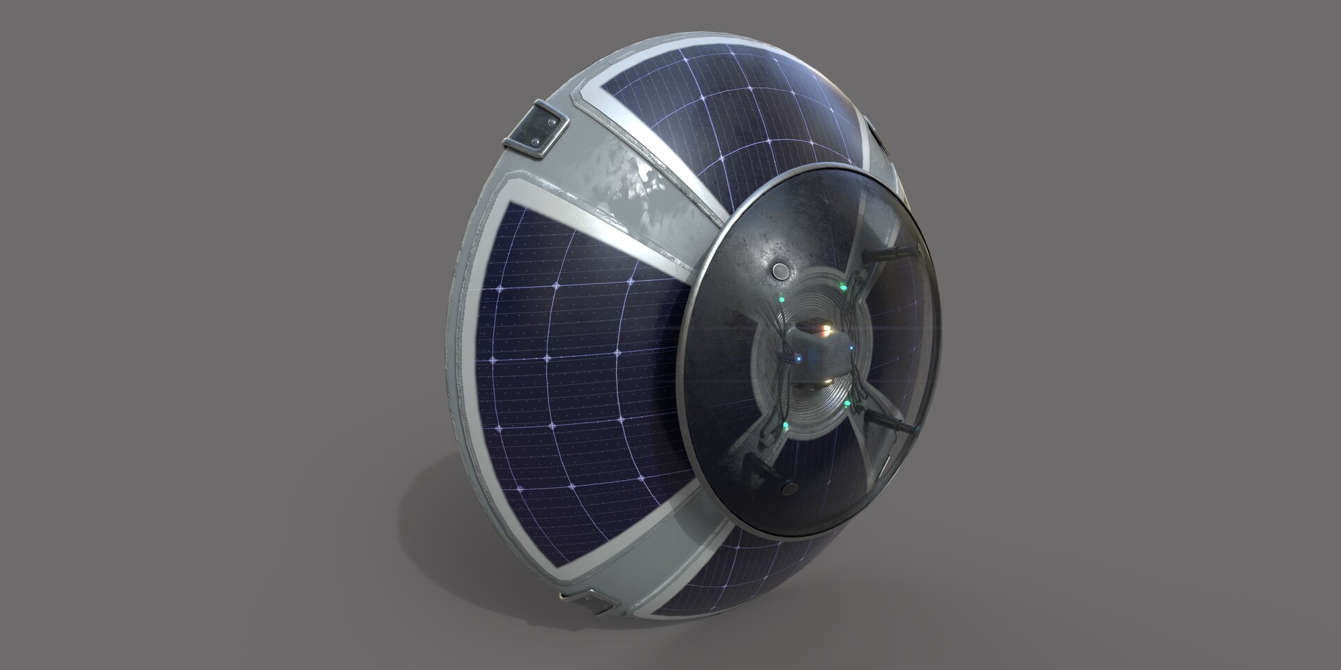 ArtStation - Deflector Shield With Solar Panel