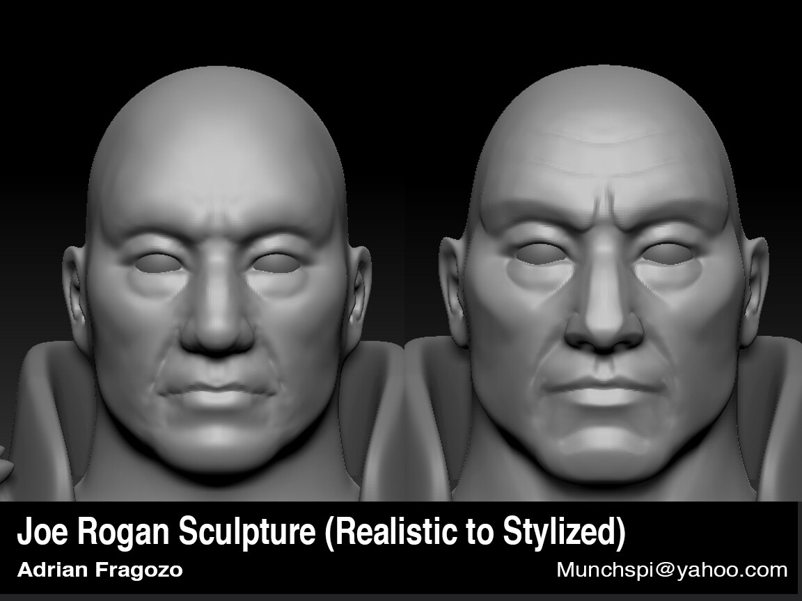 Artstation Joe Rogan As Stylized Heavy Adrian Fragozo