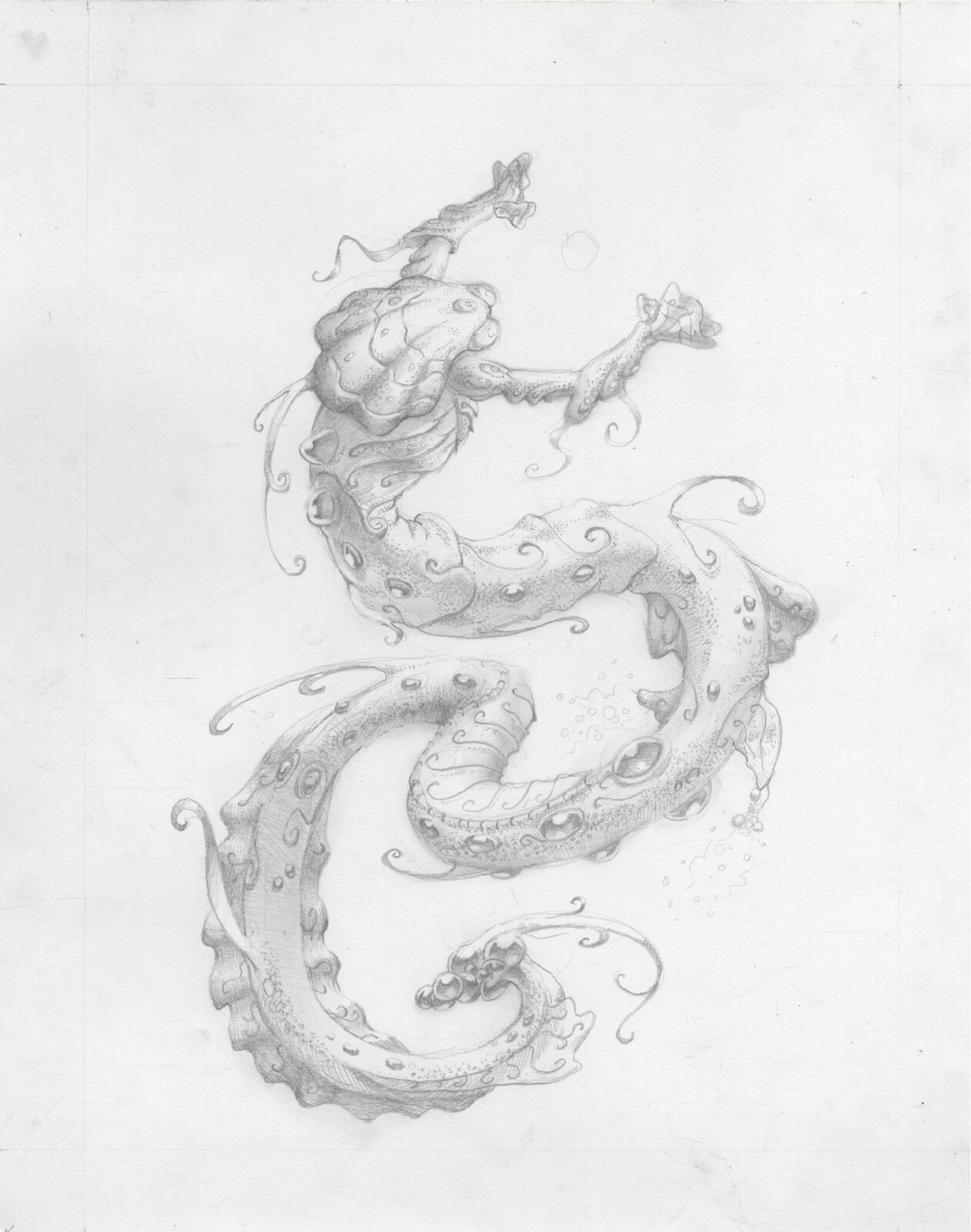 Graphite illustration for Moonberry