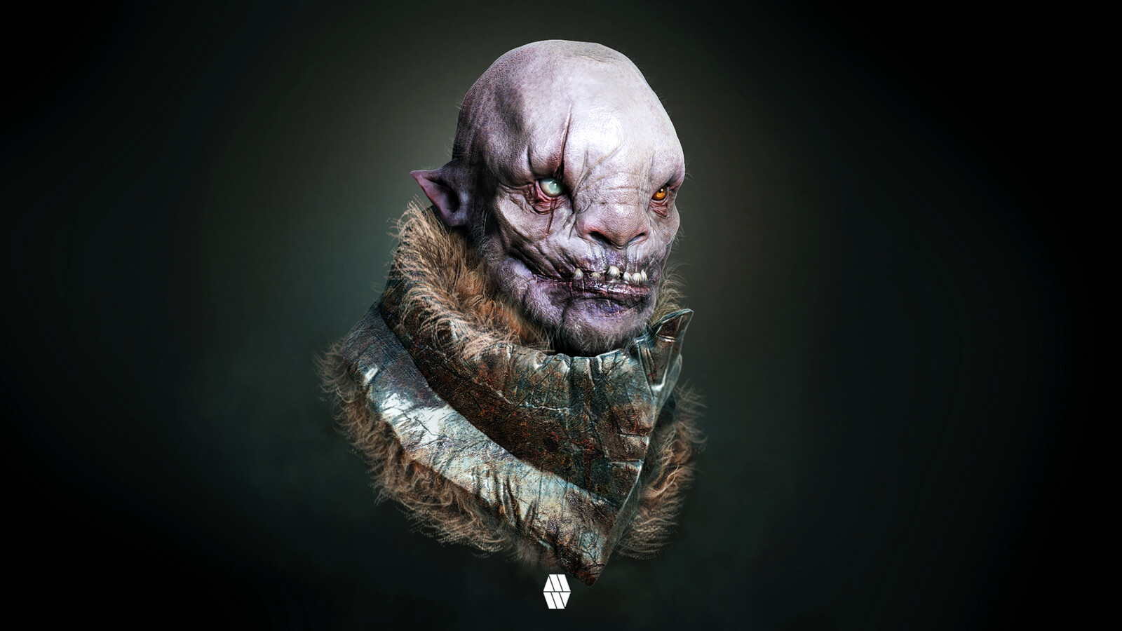 Orc Bust Concept - Personal Project 'Orcs of middle earth' 