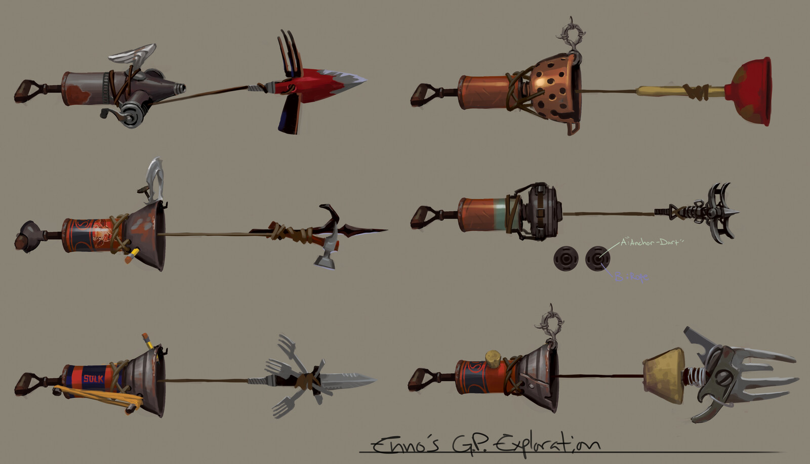 Enno's grappling hook exploration