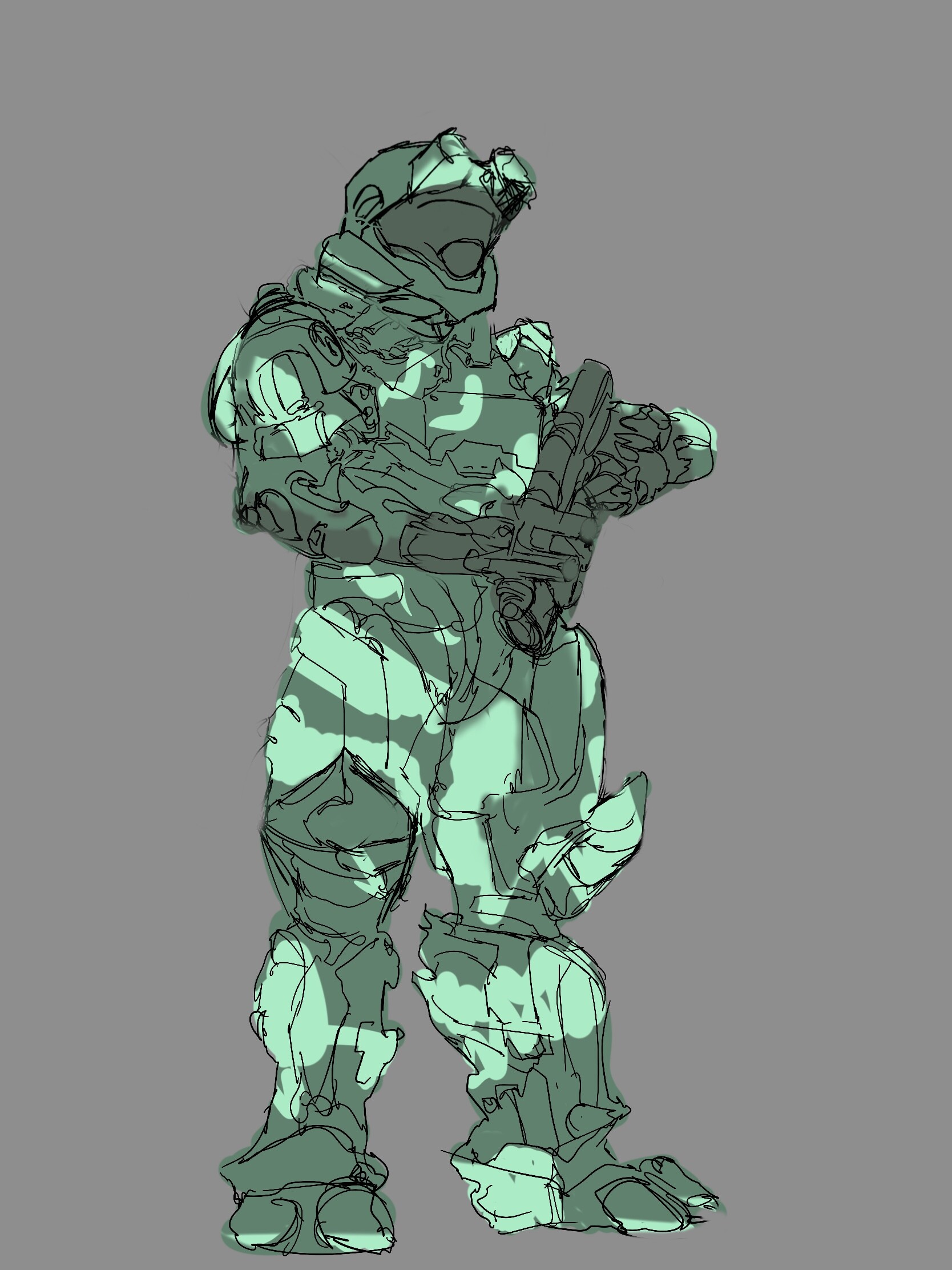 Artstation Master Chief Redesign