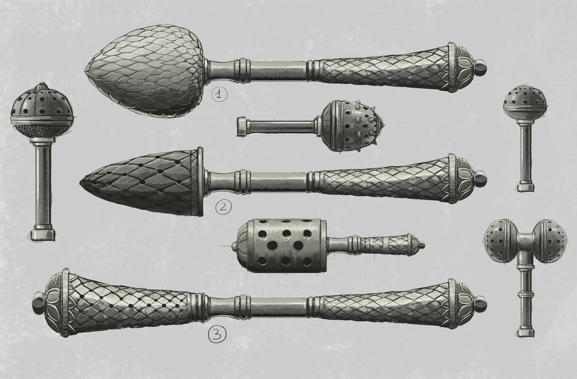 ArtStation Holy Water Mace