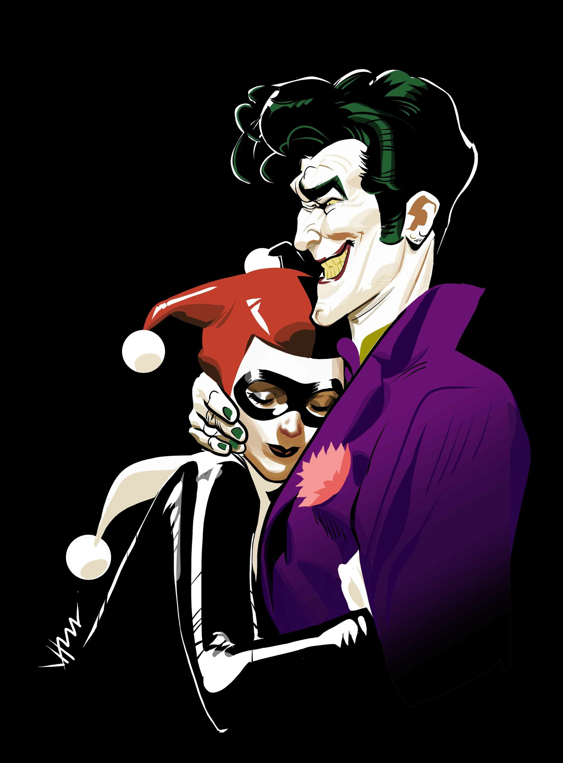Artstation Mad Love Harley Quinn And Joker Vitor Marques