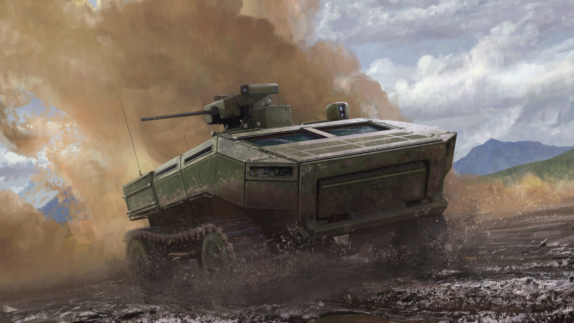 ArtStation armored light vehicle concept