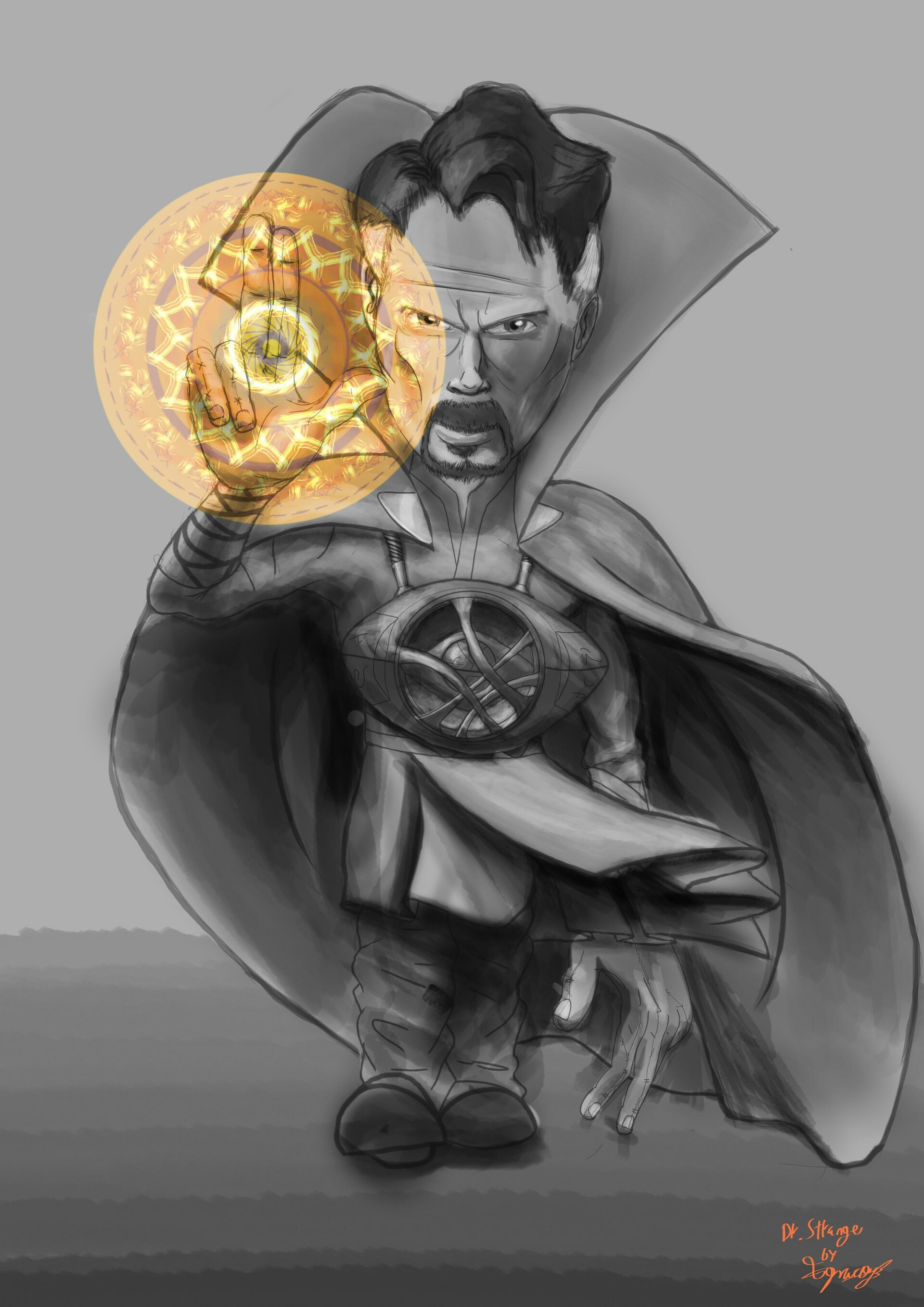 Artstation Cartoon Styled Dr Strange Ignacio Barbano Created by steve ditko, the character first appeared in strange tales #110. cartoon styled dr strange ignacio barbano