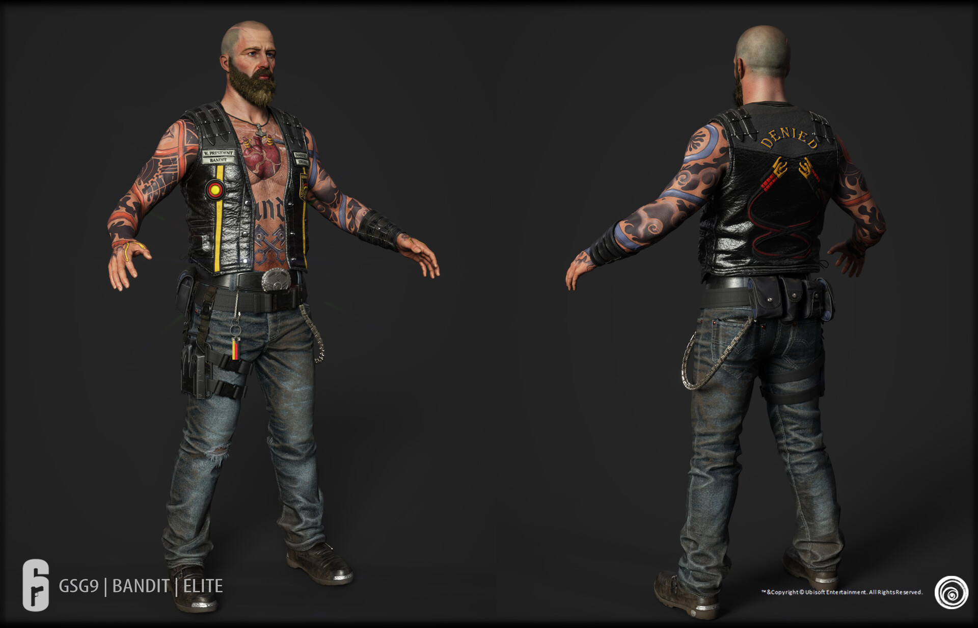 Artstation Bandit Elite Gsg9 Rainbow 6 Siege J Mark