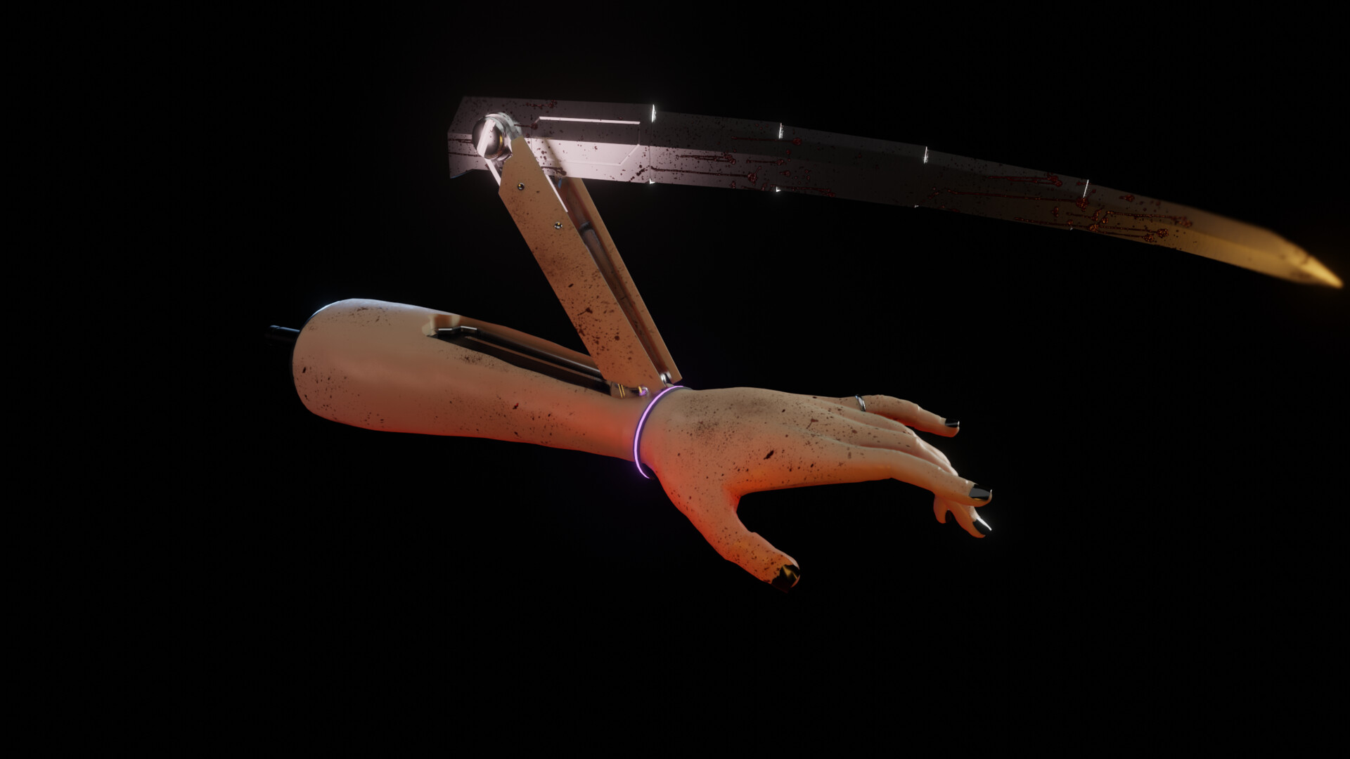 ArtStation - Cyberpunk2077 Mantis Blade Custom Version, C ...