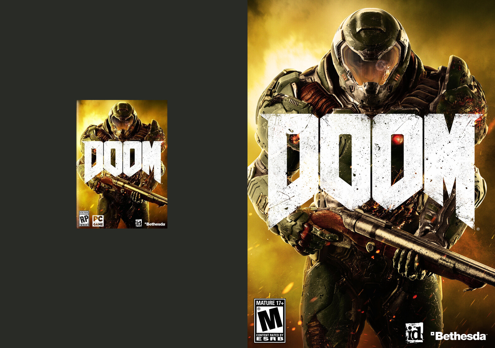 Doom (2016 - Original art by Petur Arnorsson/Jason Martin) (original cover vs. retouched)