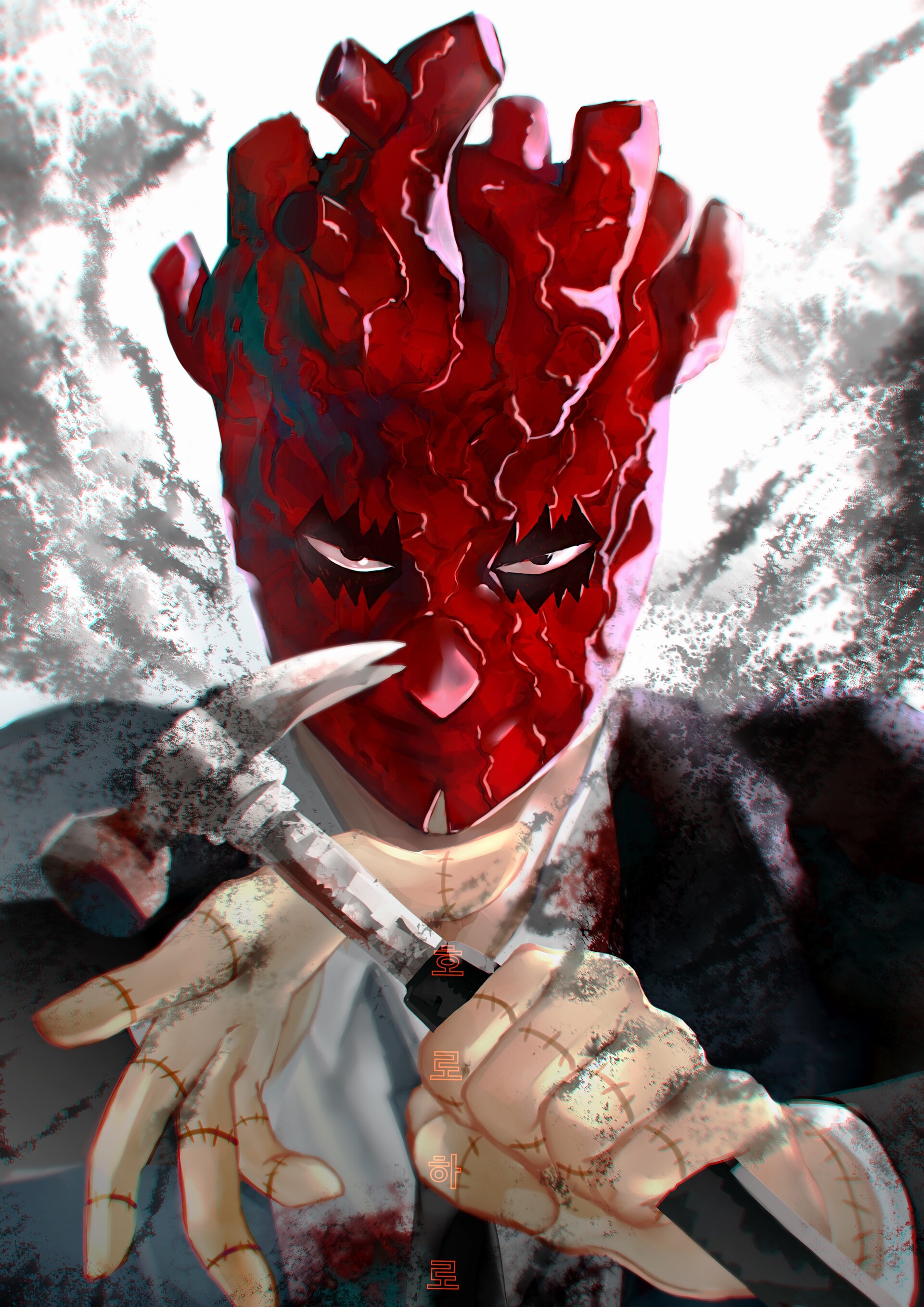Wallpaper Artstation Shin Dorohedoro Horo Haro Desktop Wallpaper