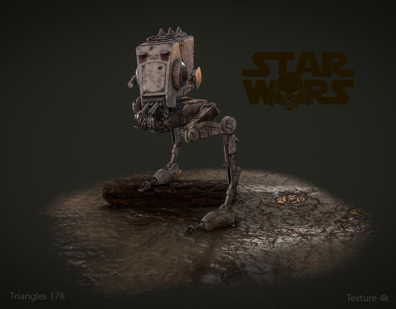 ArtStation - AT-ST StarWars