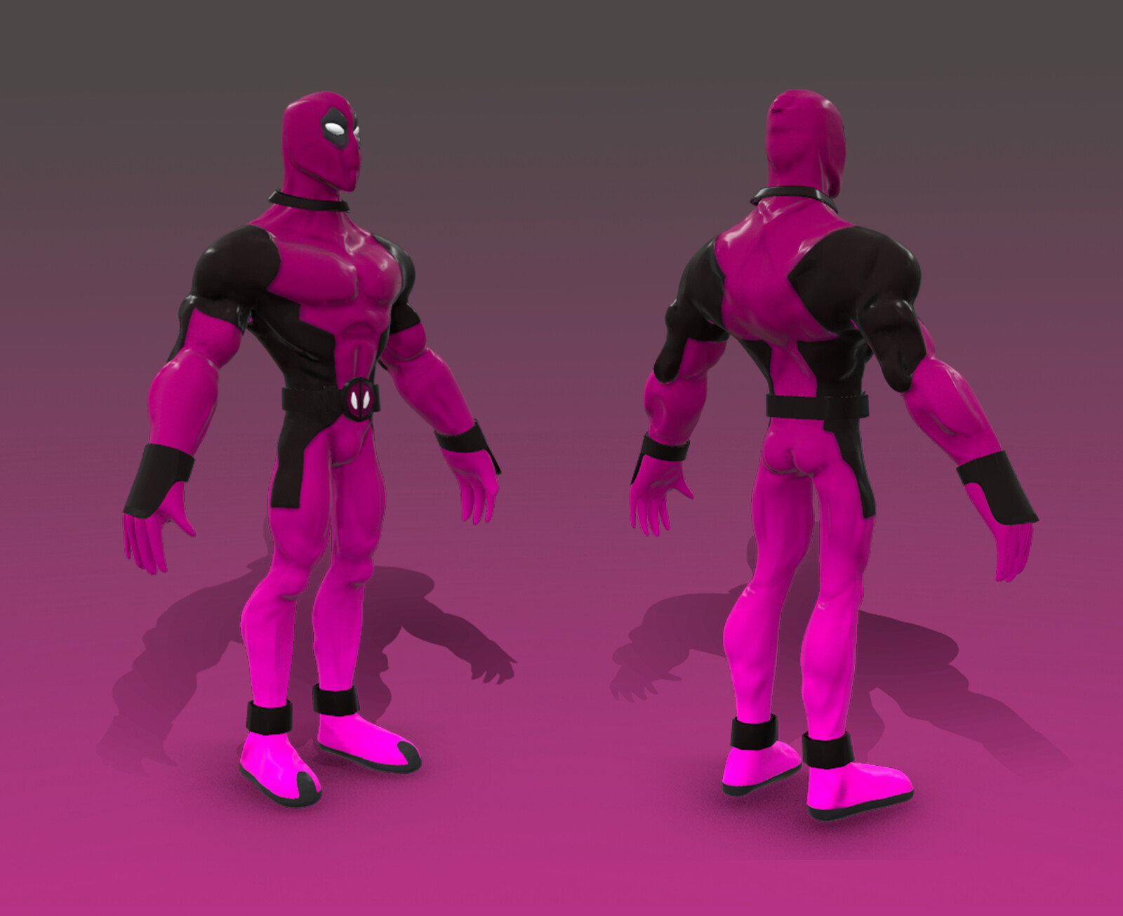 Nacho Gan Pink Deadpool The disease is clearly a cause personal to reynolds' heart, given that his character deadpool is.