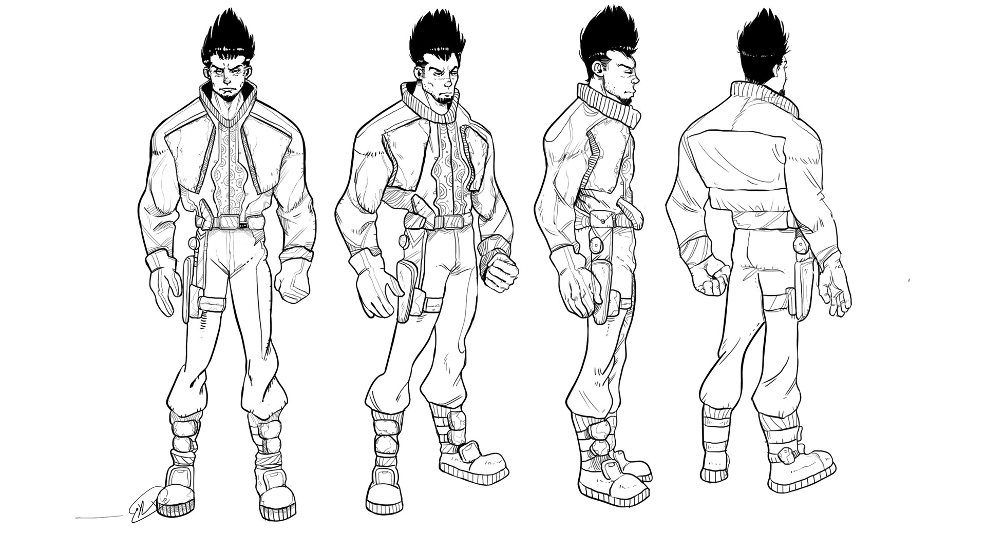 Eslam Mohamed - Model sheet 3