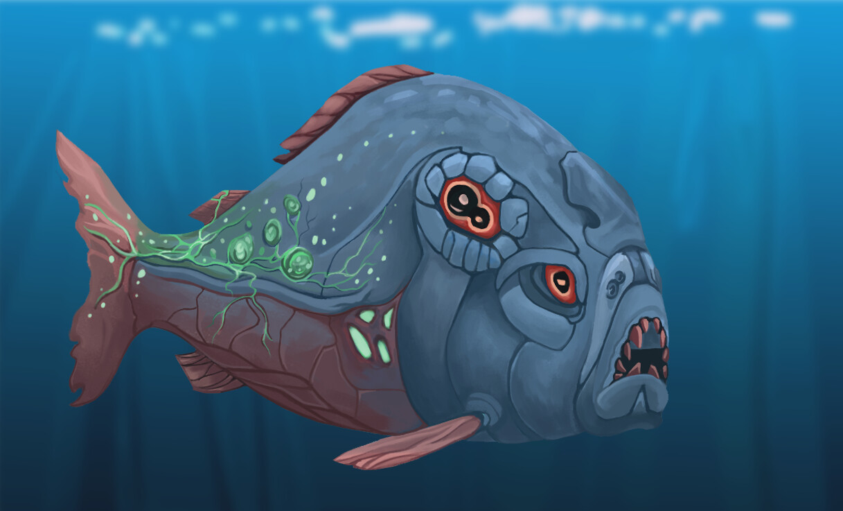 ArtStation - Alien Piranha Concept