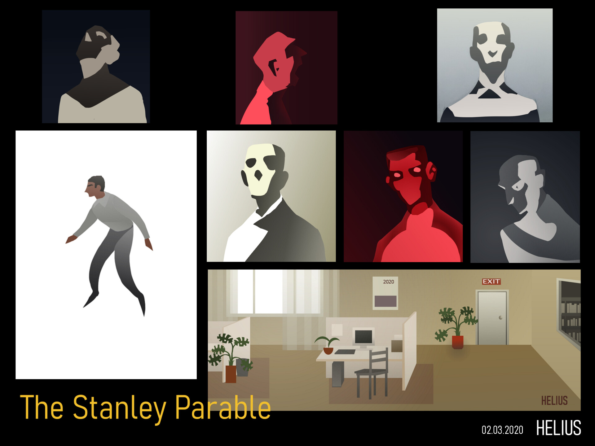 Artstation The Stanley Parable A A Helius