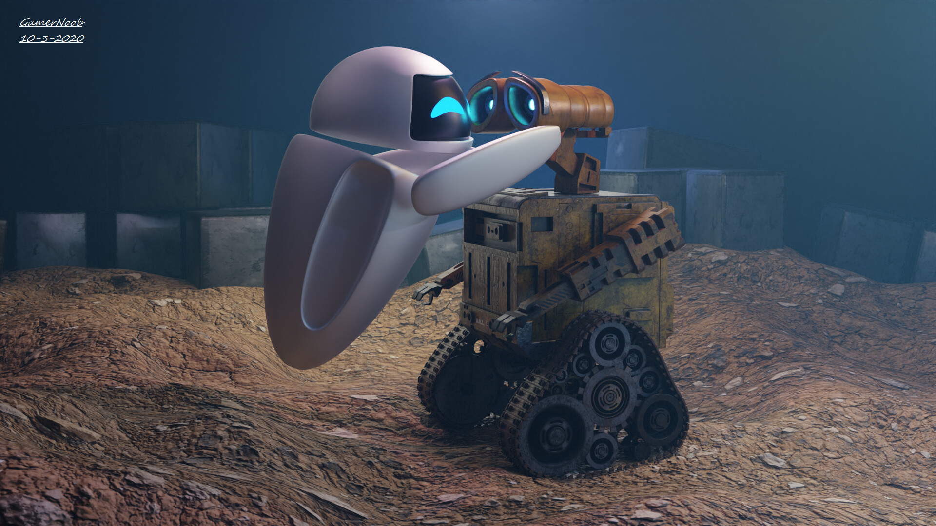 Artstation Wall E And Eve Rigdhi