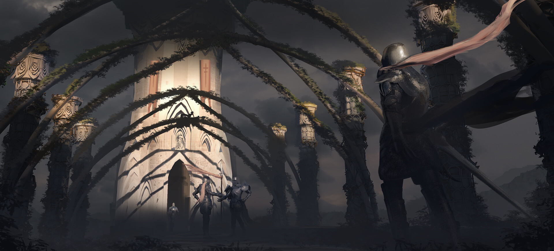 ArtStation Knight walk