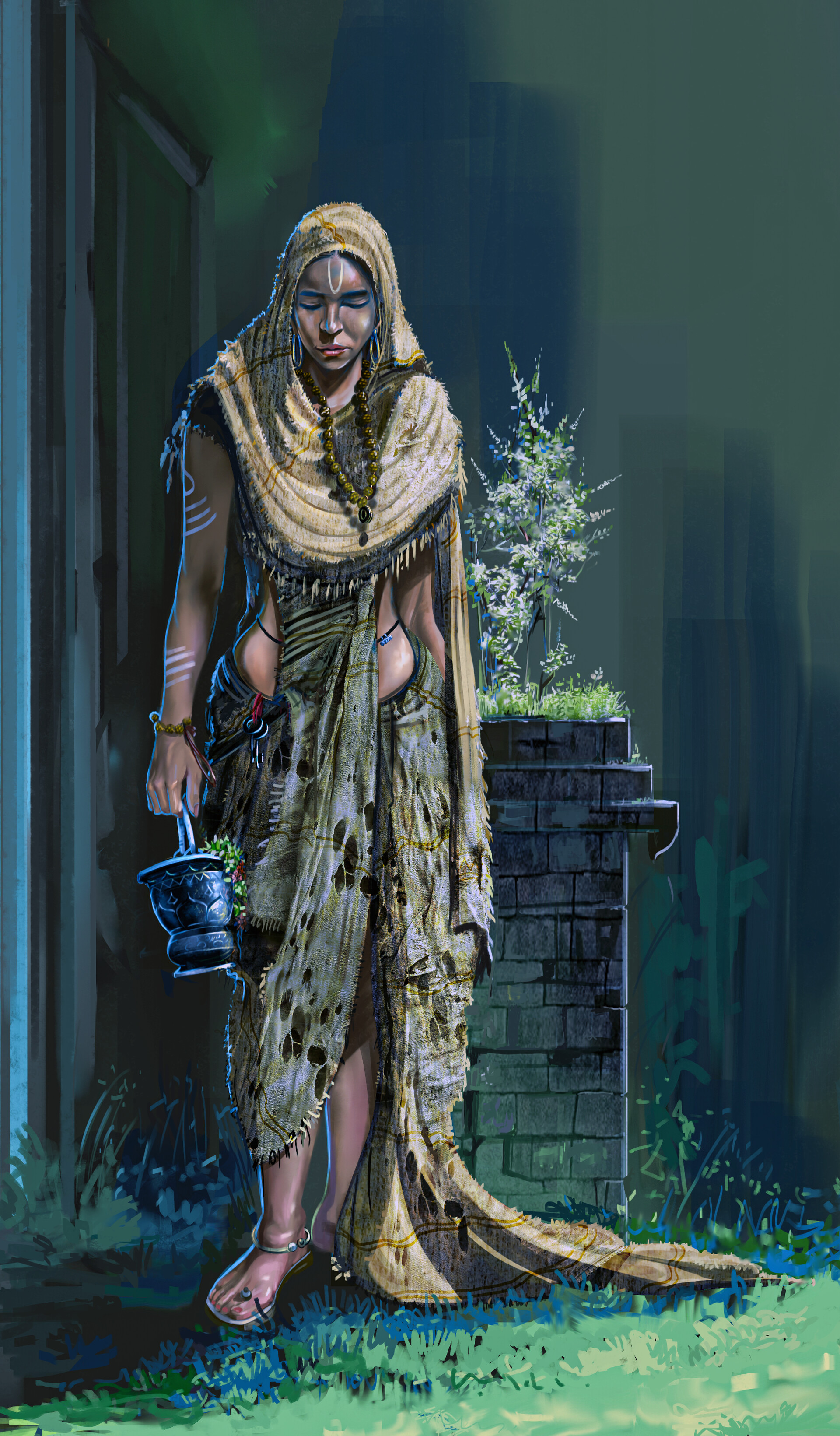 ArtStation Bhikshuki for graphic noval