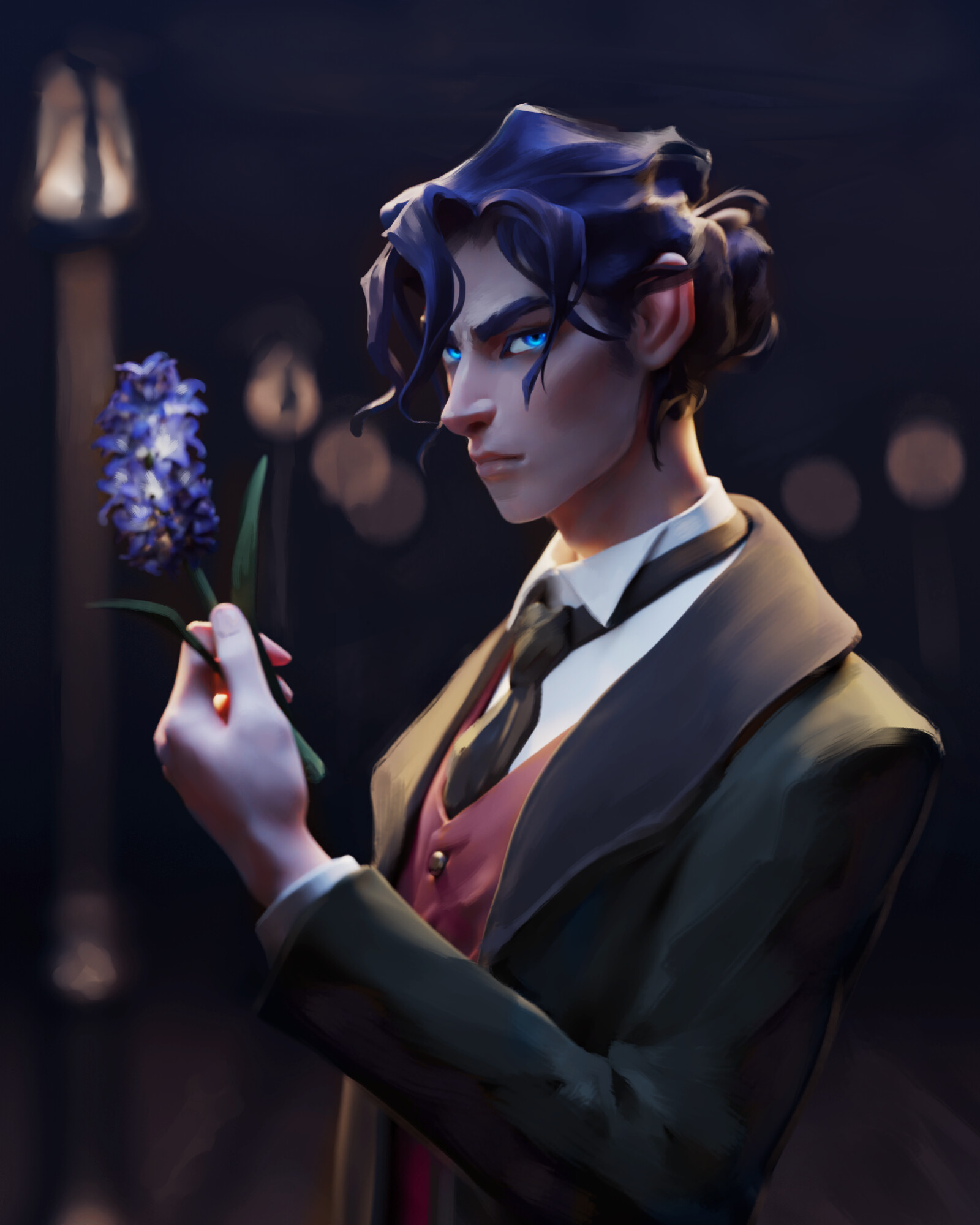 anna tutova purple hyacinth