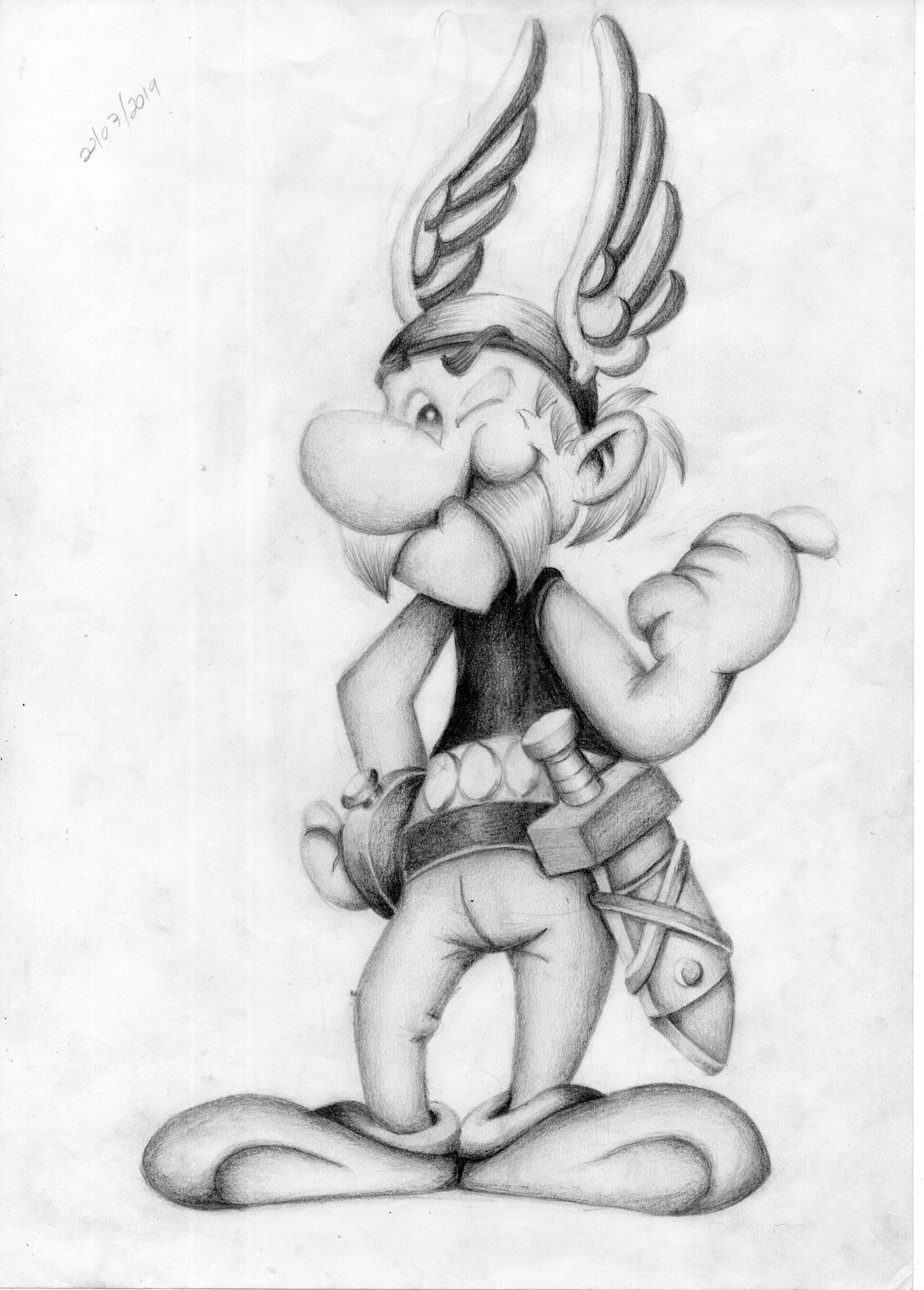 Artstation - Asterix Sketch Study
