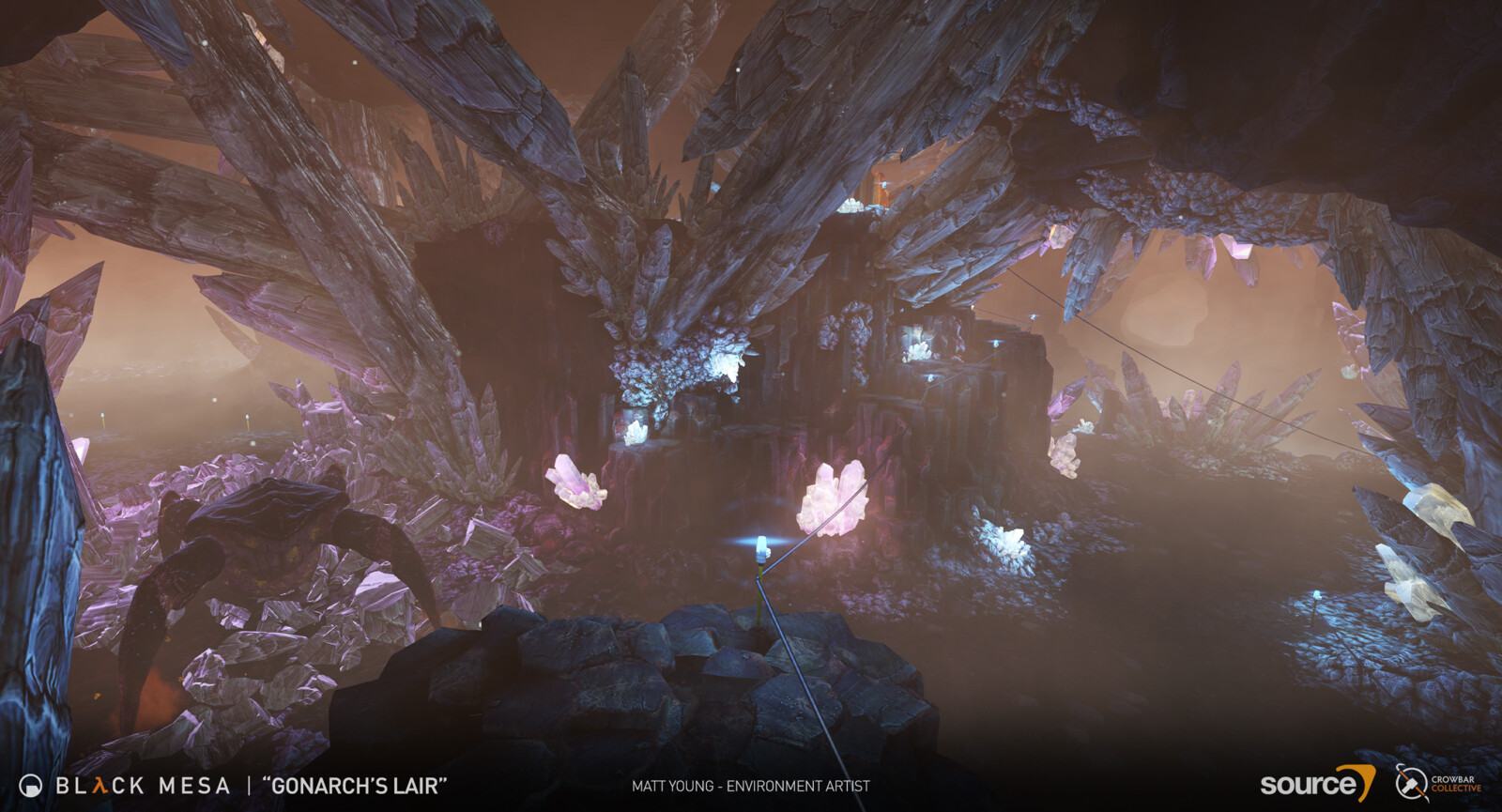 Responsible for final displacement sculpting, painting blends, set dressing, optimizing scene geometry