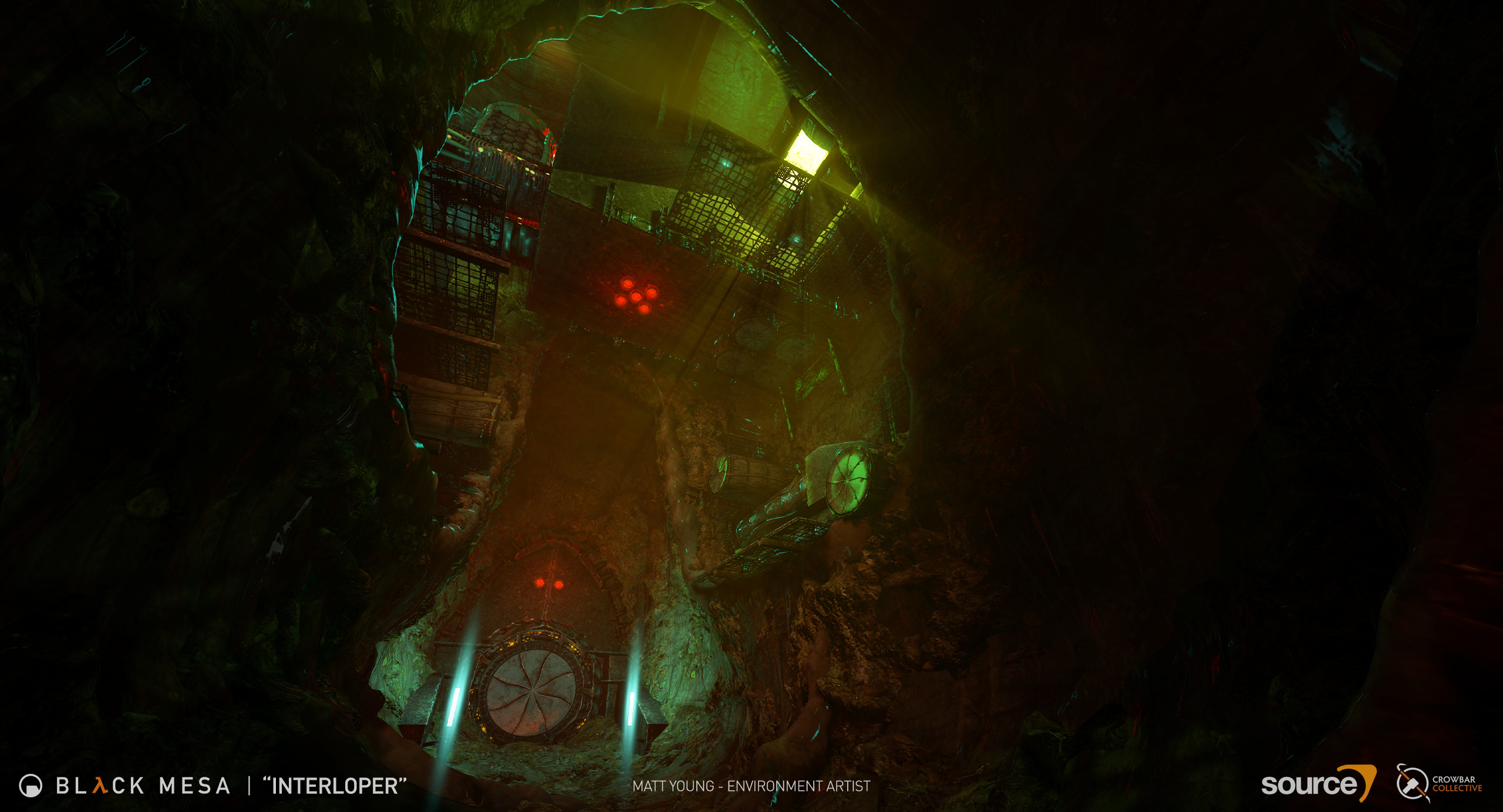 Responsible for sculpting displacements from level design blockout, painting blends, set dressing, optimizing scene geometry