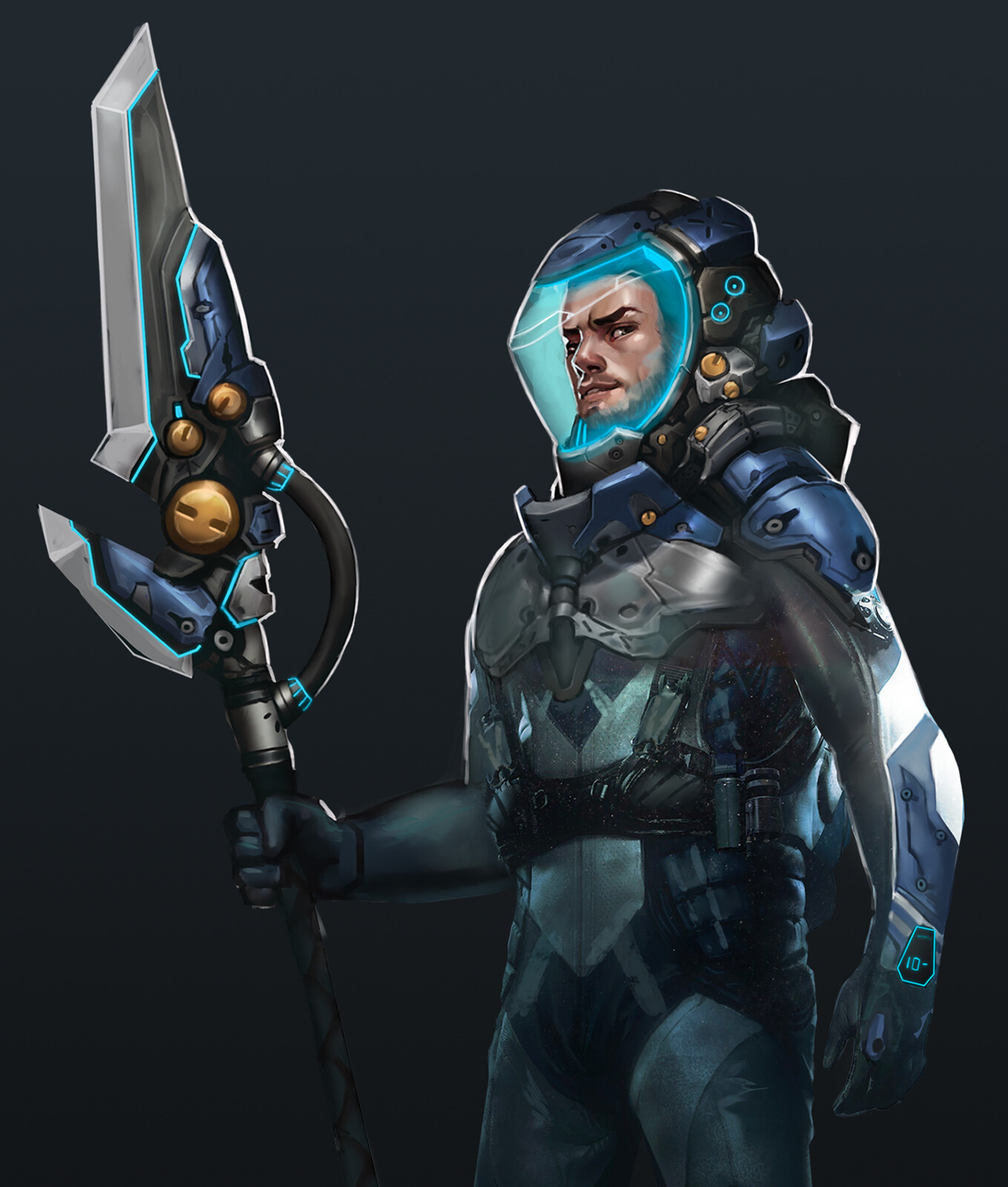 Underwater soldier