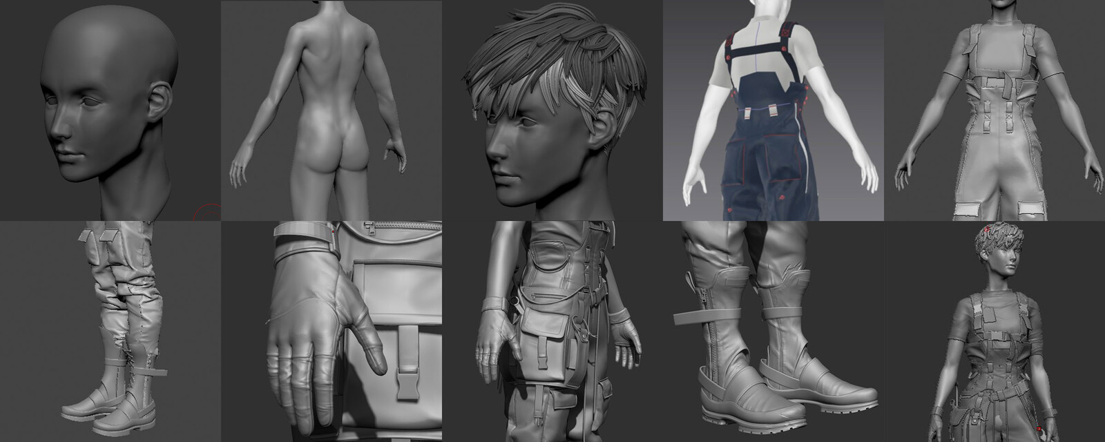 A collection of WIP shots