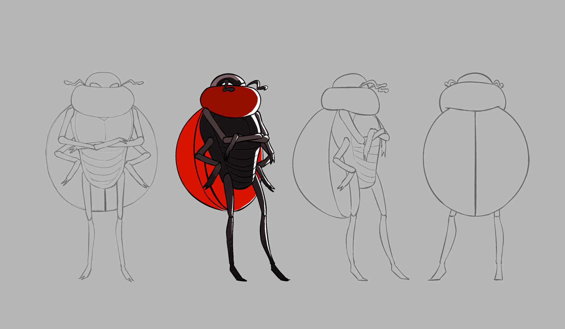 Cartoon Ins Style Seven Star Ladybug Personality Diy - Temu