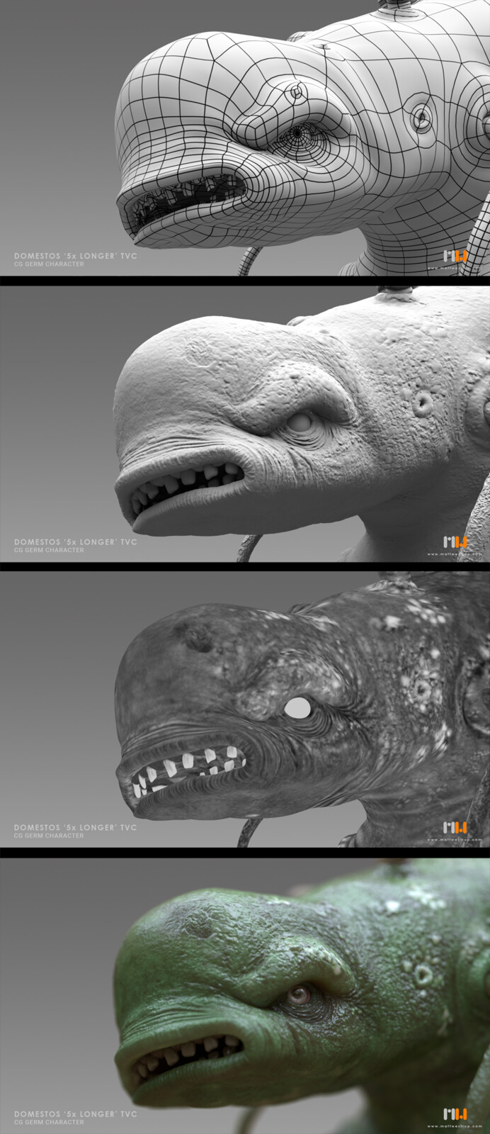 Role: Character modelling (inc. blend shapes) and texturing.