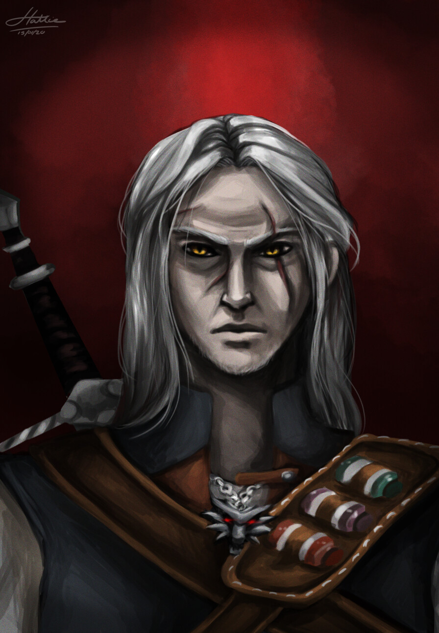 Artstation Geralt Of Rivia Hattie James Lee