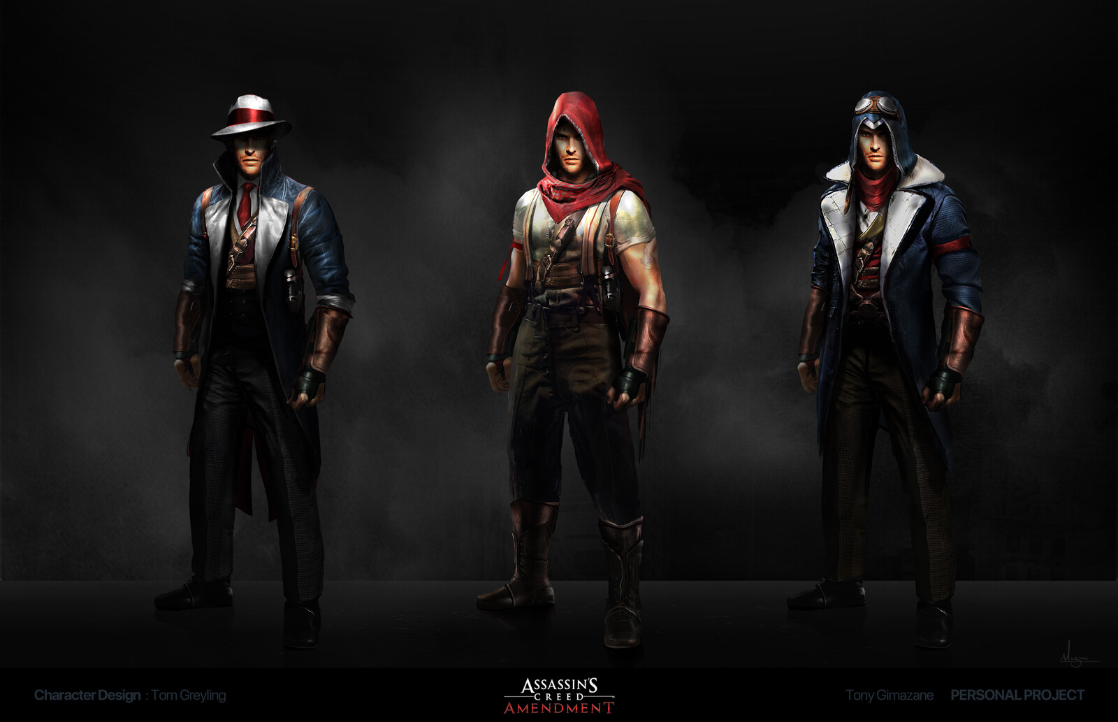 Character Design, Main Character, Tom Greyling.