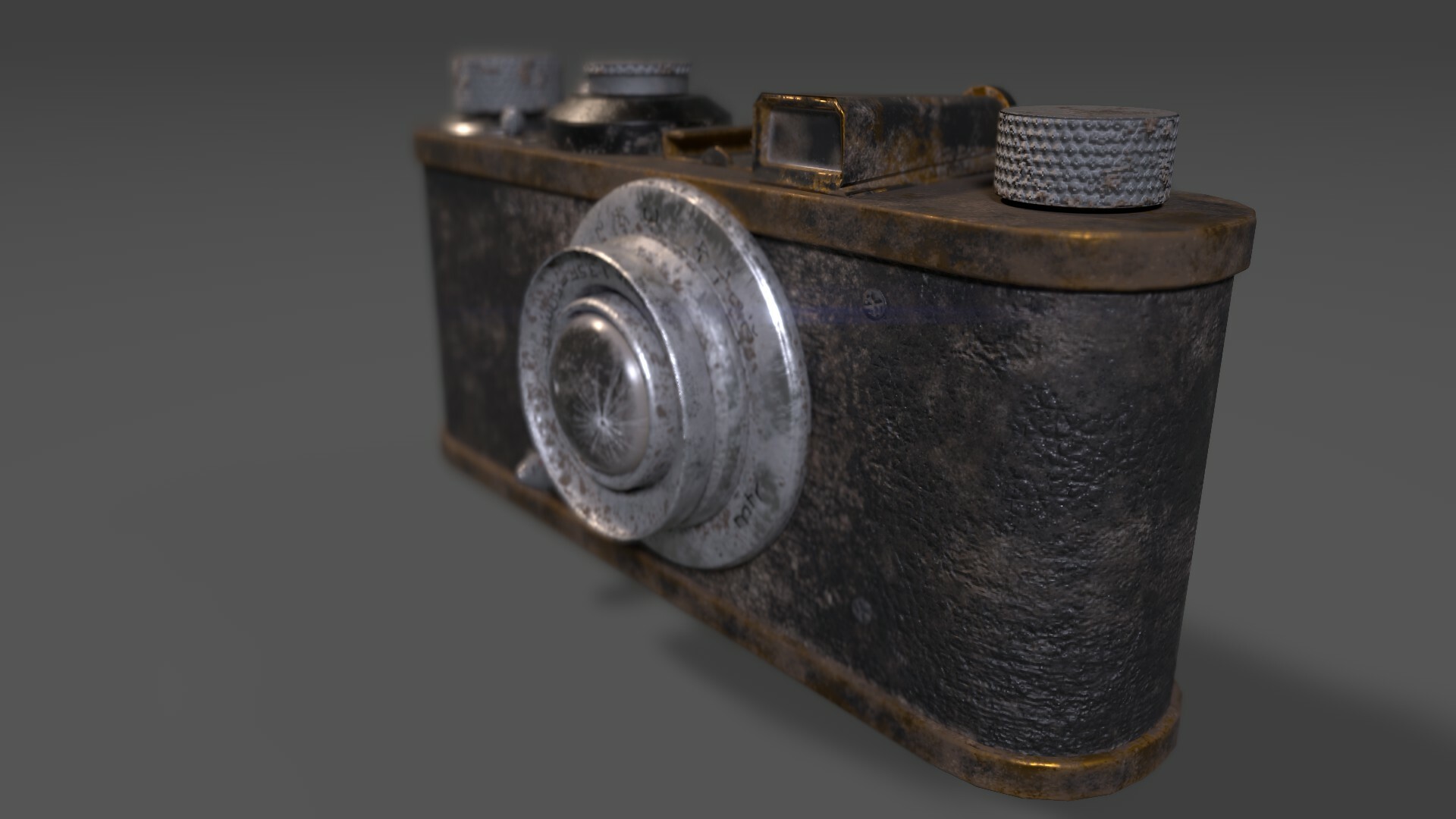 Samuel Props Leica Broken Camera Game Asset