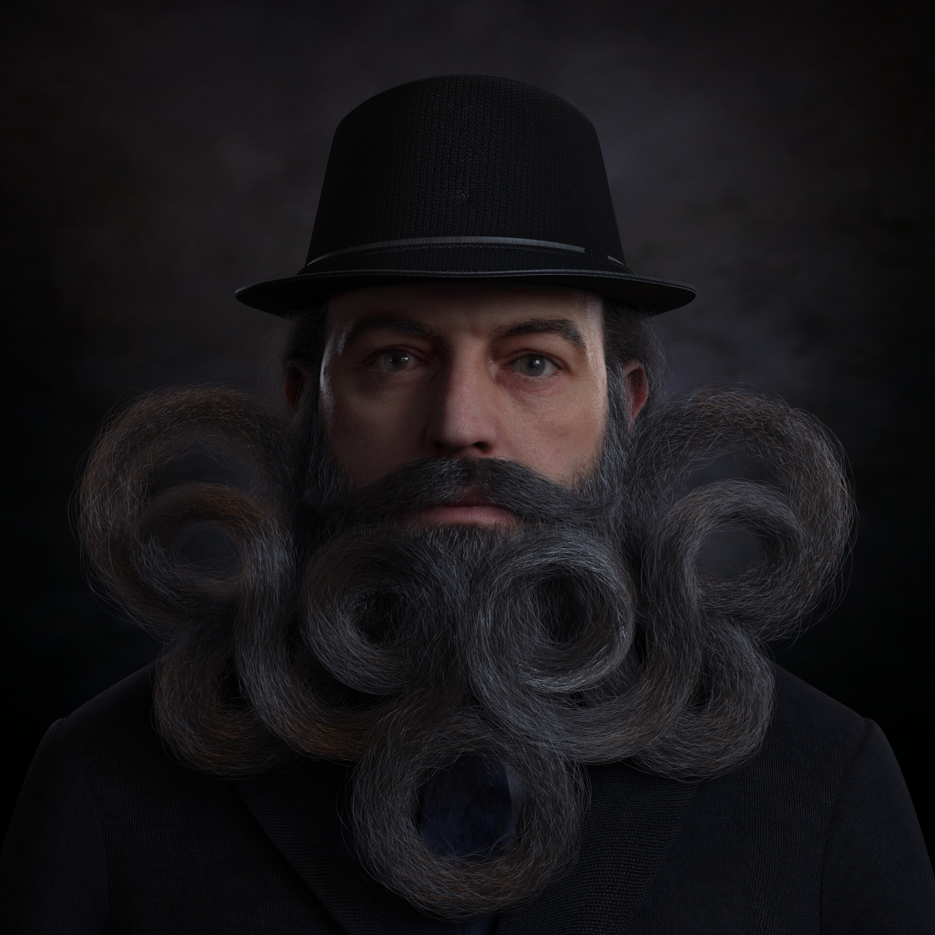 Artstation Beard Boss Stylized Beard Groom
