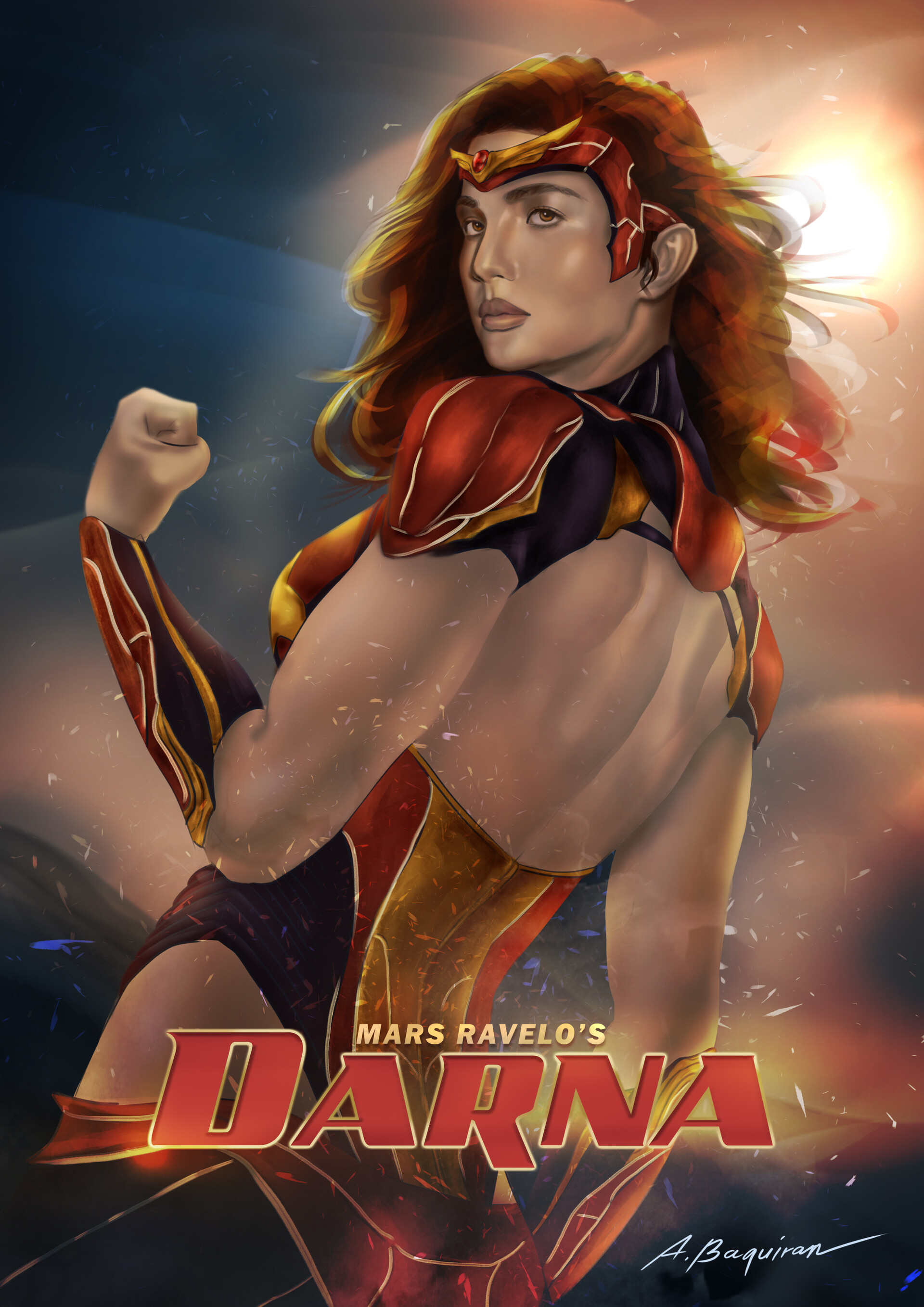 Artstation Jane De Leon Darna Fan Art Adrian Baquiran