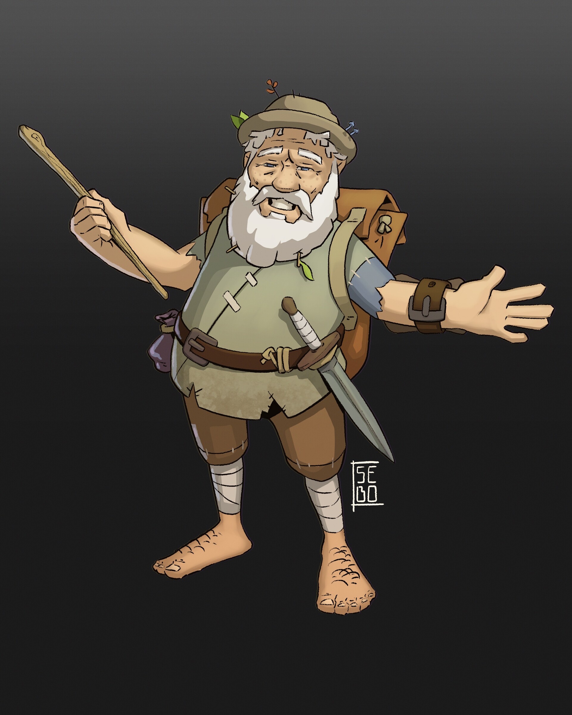 ArtStation - Halfling Druid