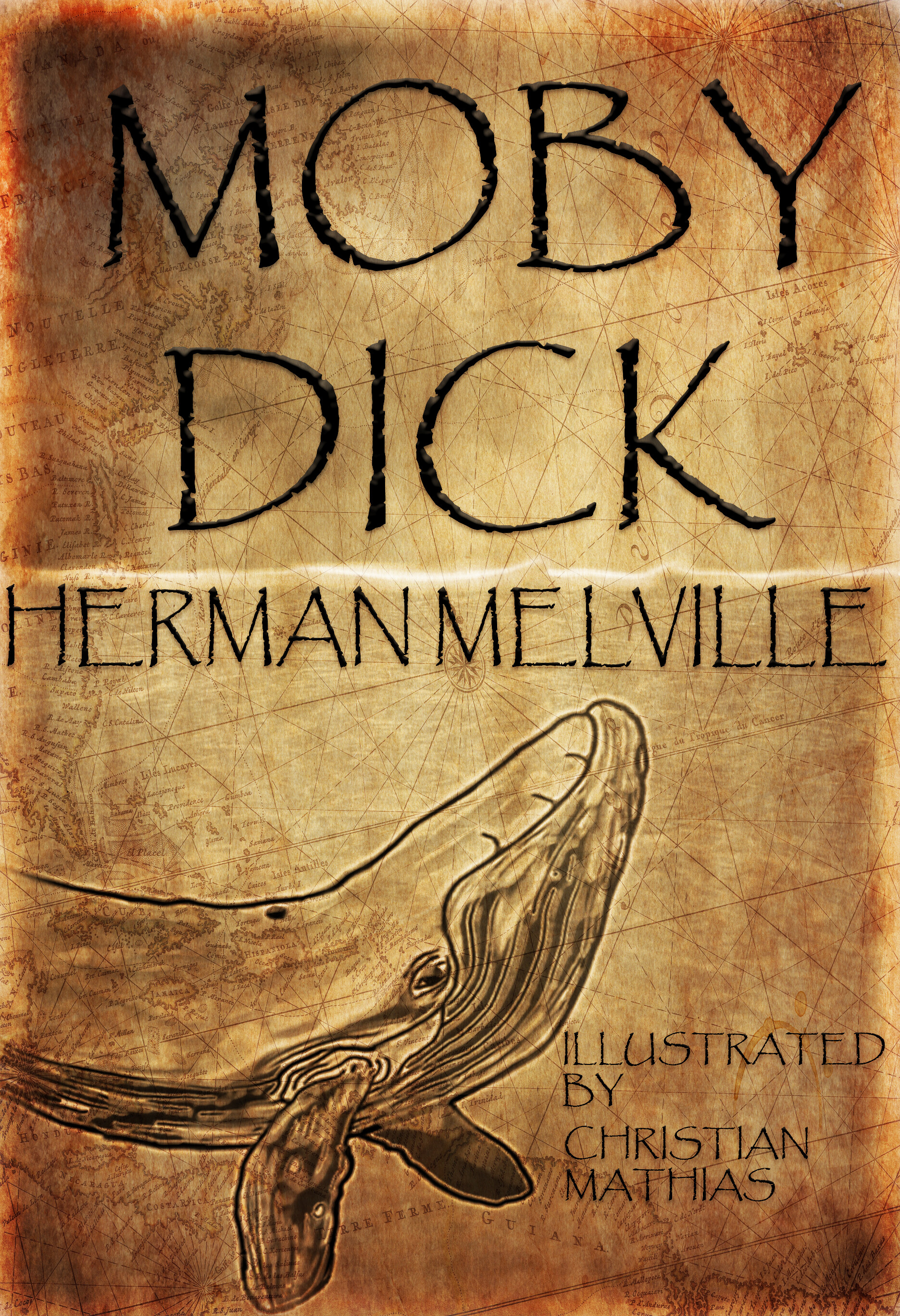 Christian Mathias Art - Moby Dick Mock Cover Concept