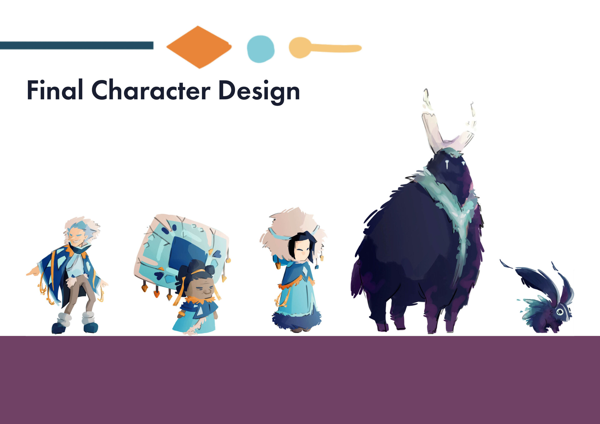 Rebekah Chew Character Design Lineup