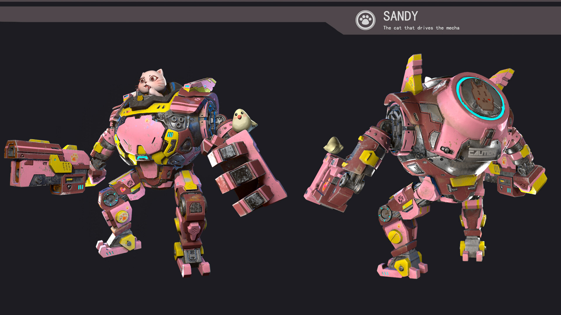 Potato Chip Cat Mecha