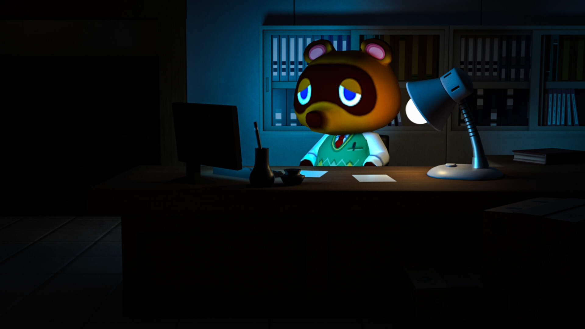 Artstation Tom Nook Office Animal Crossing Thomas Mantilla