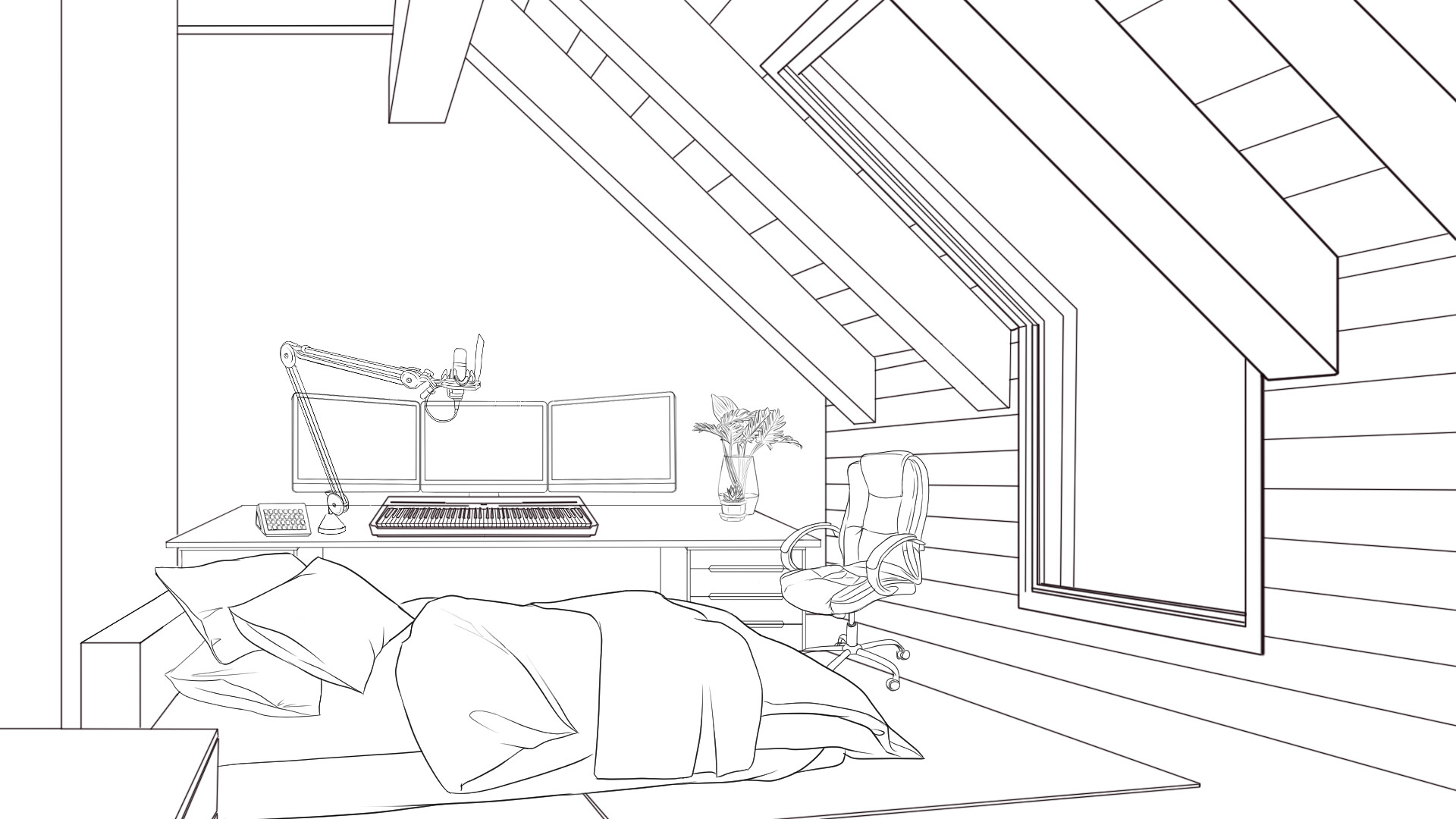 General Sketch for the animations
Reference used...