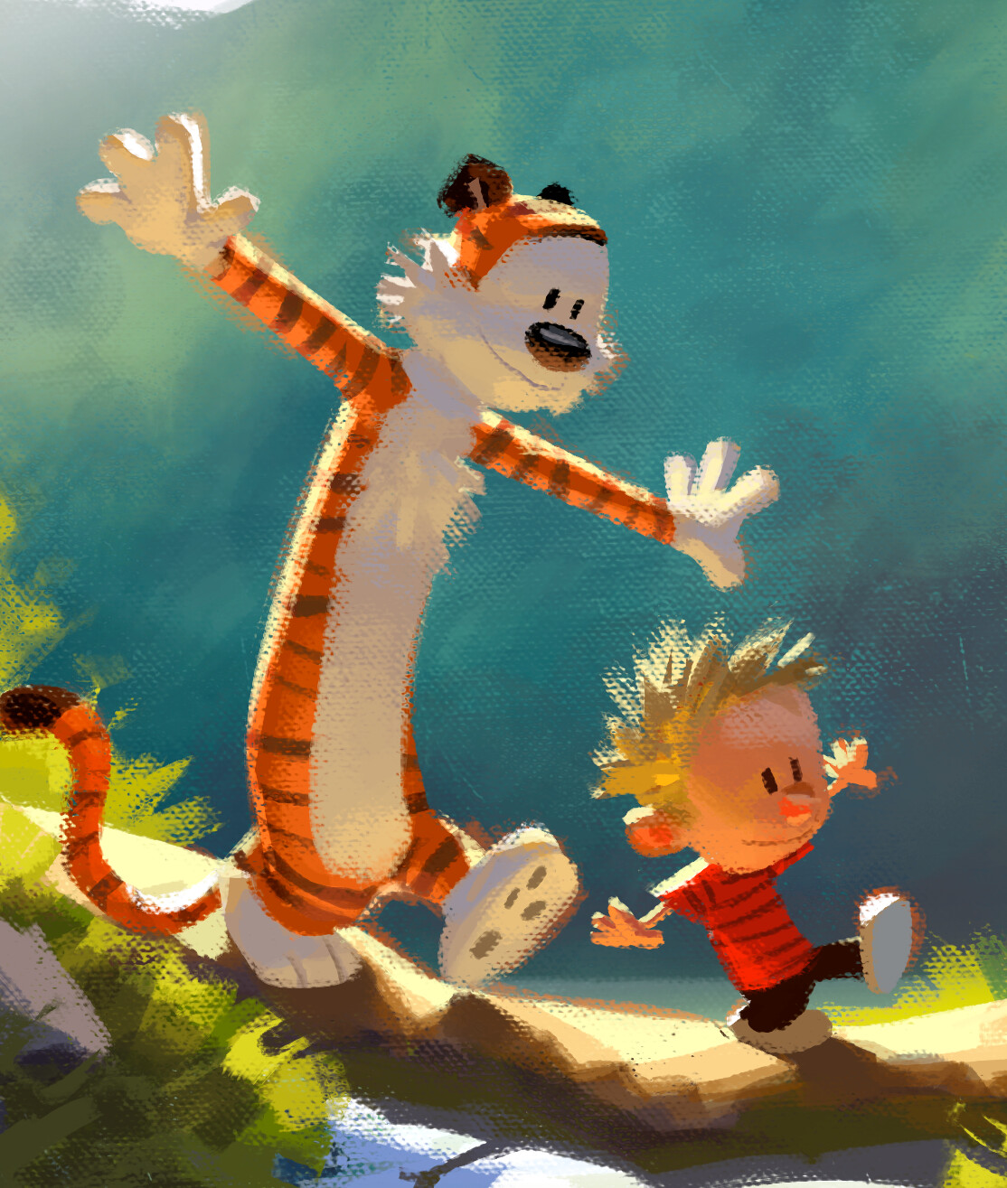 Artstation Calvin And Hobbes Gabriel Soares